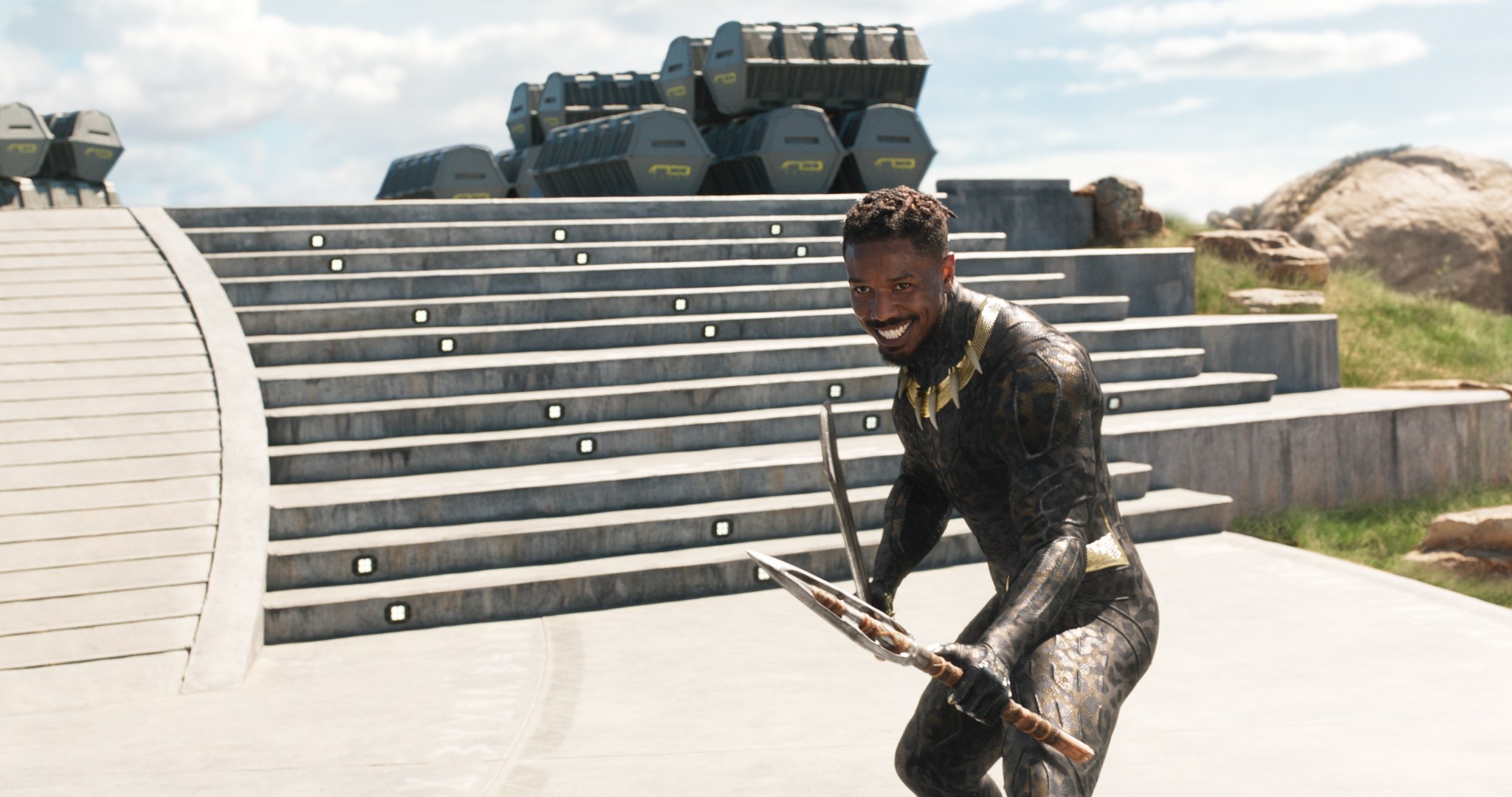 Michael B. Jordan, Movies, Erik Killmonger, Black Panther, 2050x1080 HD Desktop