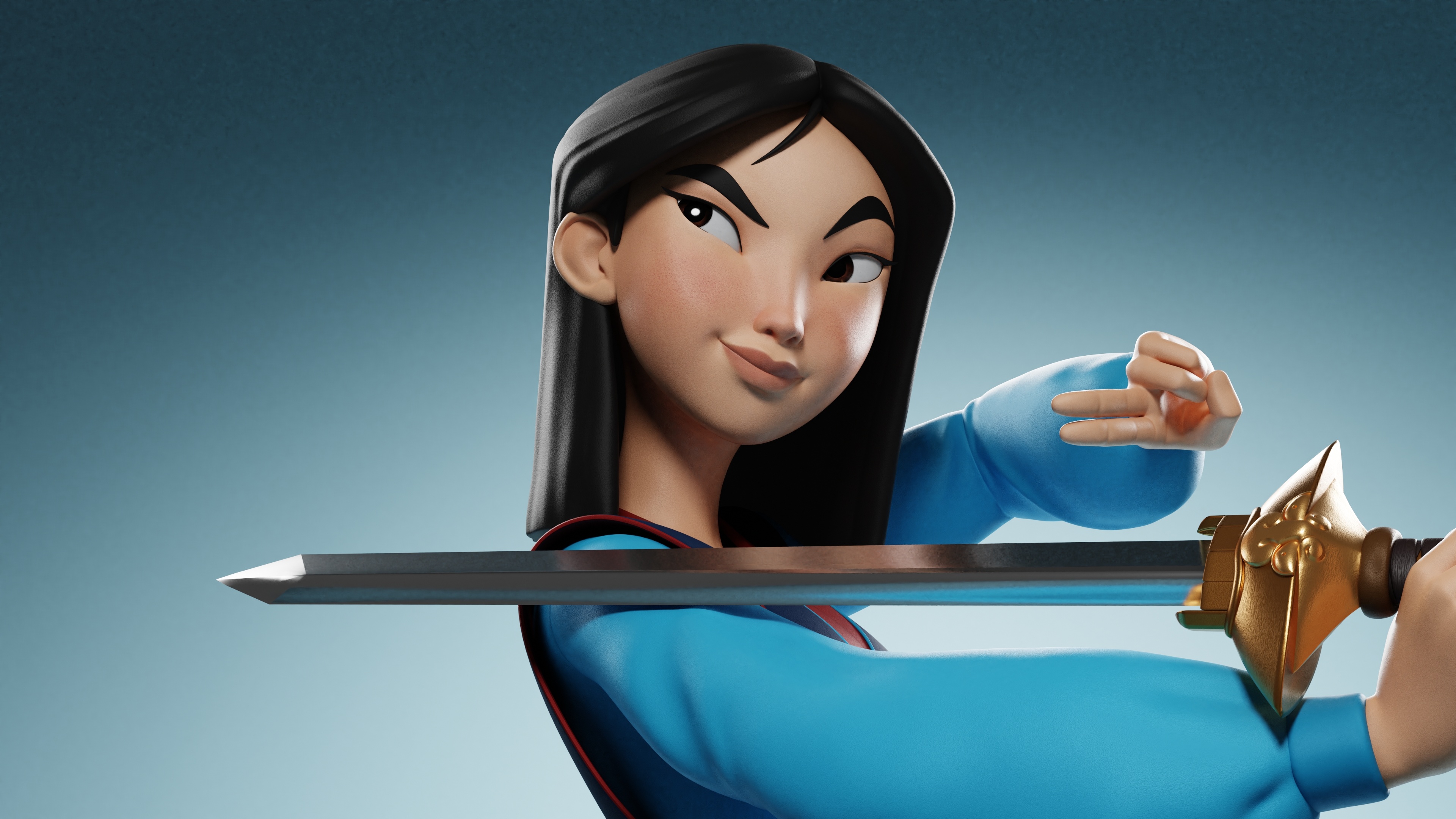 Fa Mulan, Finished projects, Blender artists community, 3840x2160 4K Desktop