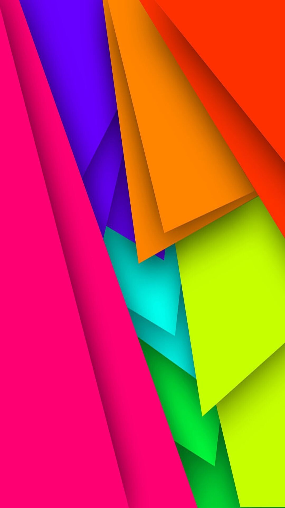 Geometric Abstract, Colorful abstract wallpapers, Vibrant visuals, Creative designs, 1080x1920 Full HD Phone