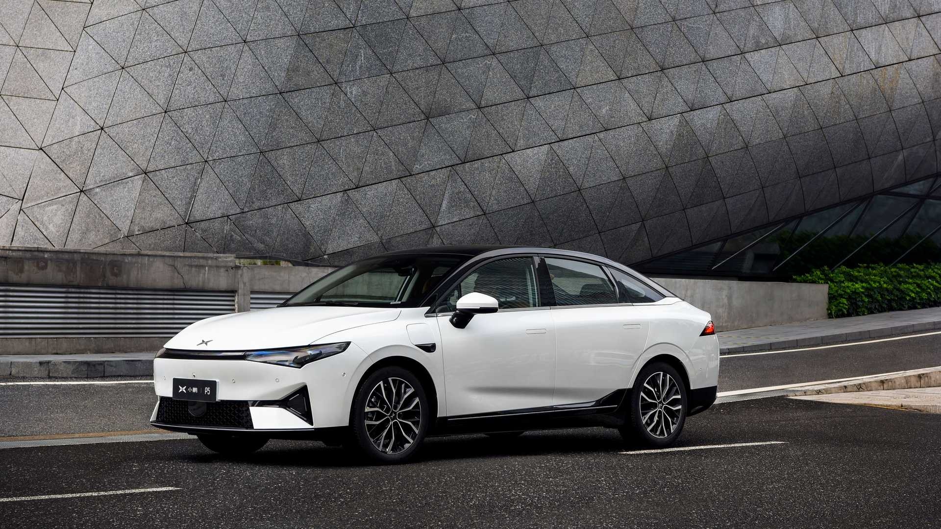 XPeng P5 Sedan, Auto, Promising electric car, Arrives in Europe, 1920x1080 Full HD Desktop