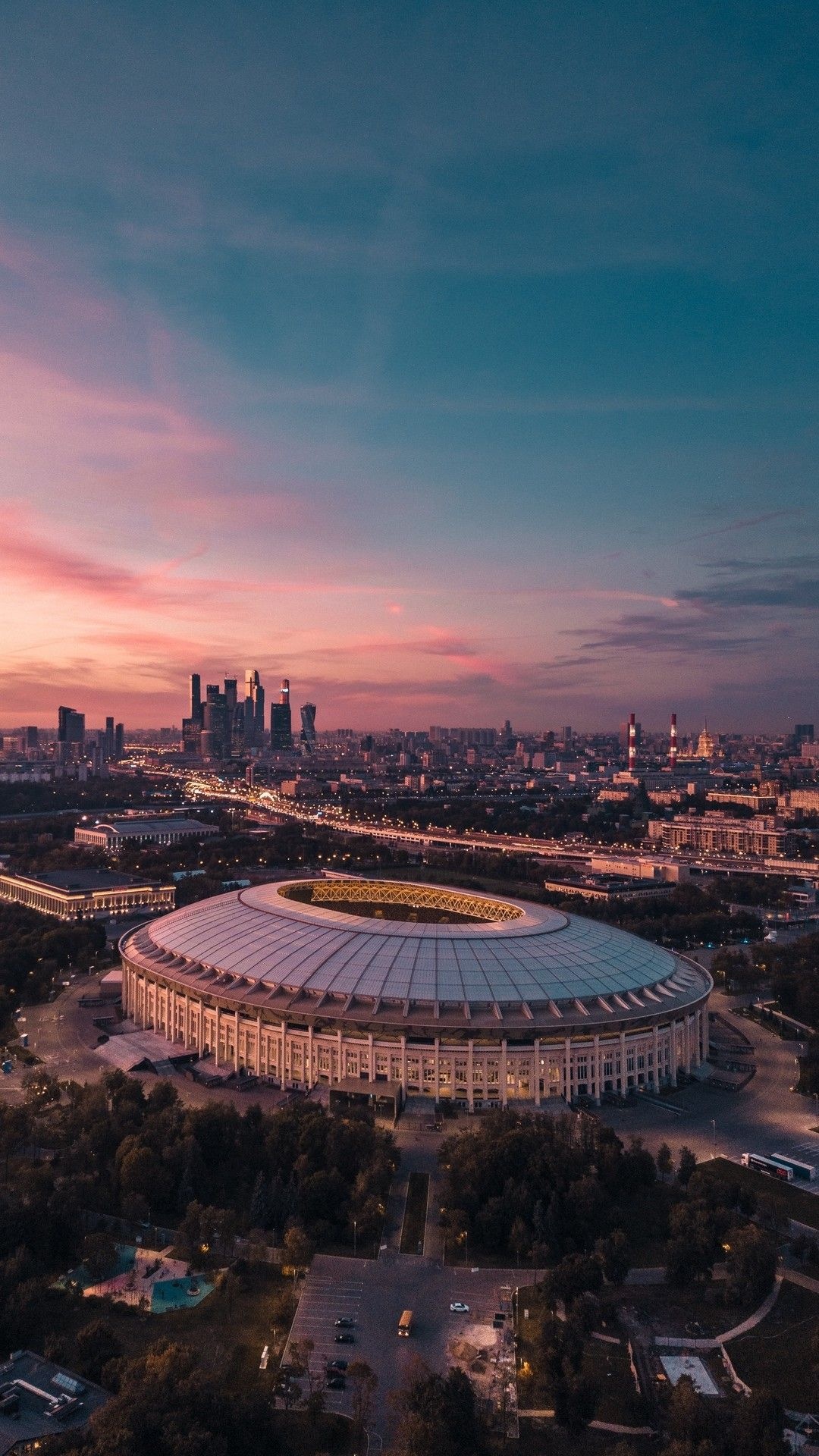 Luzhniki Stadium, Moscow Wallpaper, 1080x1920 Full HD Phone