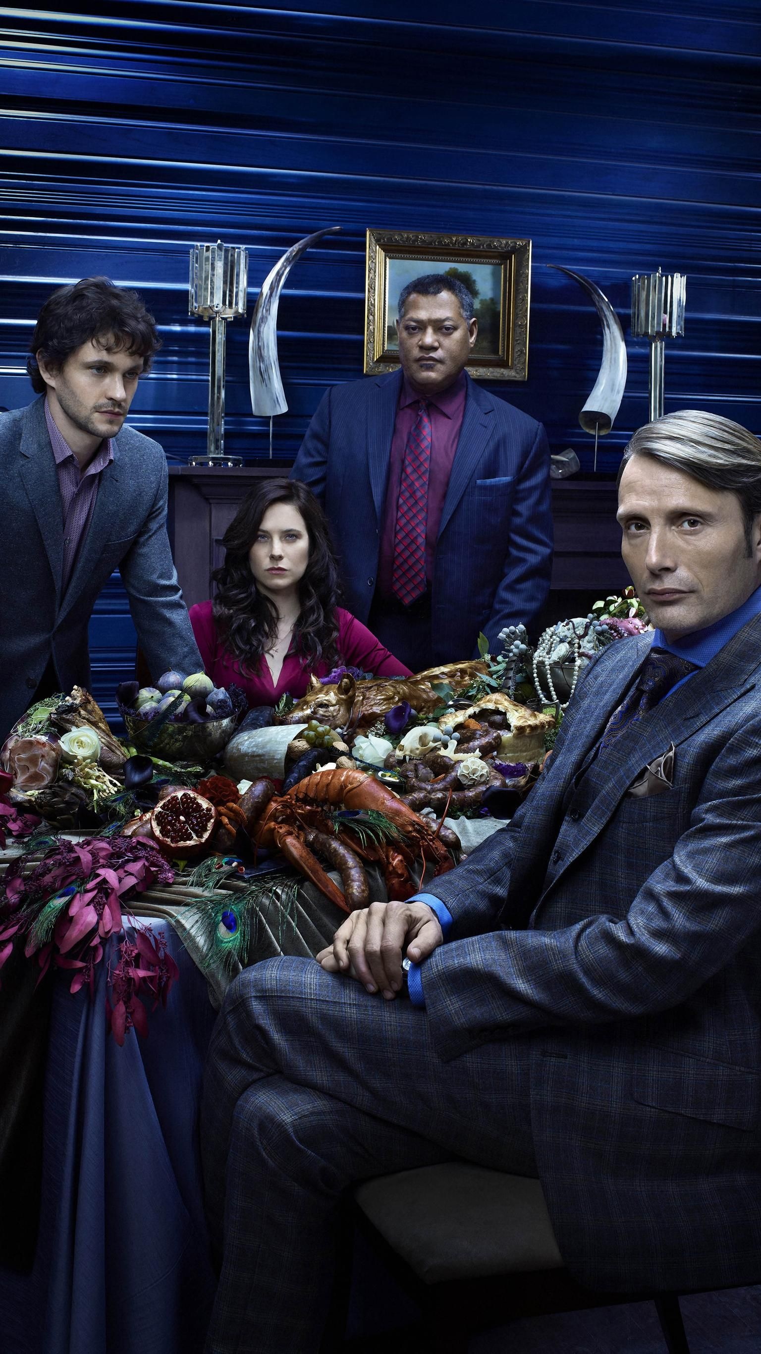 Hugh Dancy, promo shot, mads mikkelsen, hannibal series, 1540x2740 HD Phone