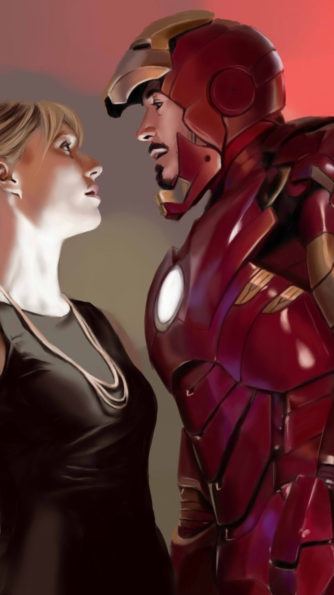 Iron Man, Pepper Potts, iPhone, Wallpapers, 1080x1920 Full HD Phone