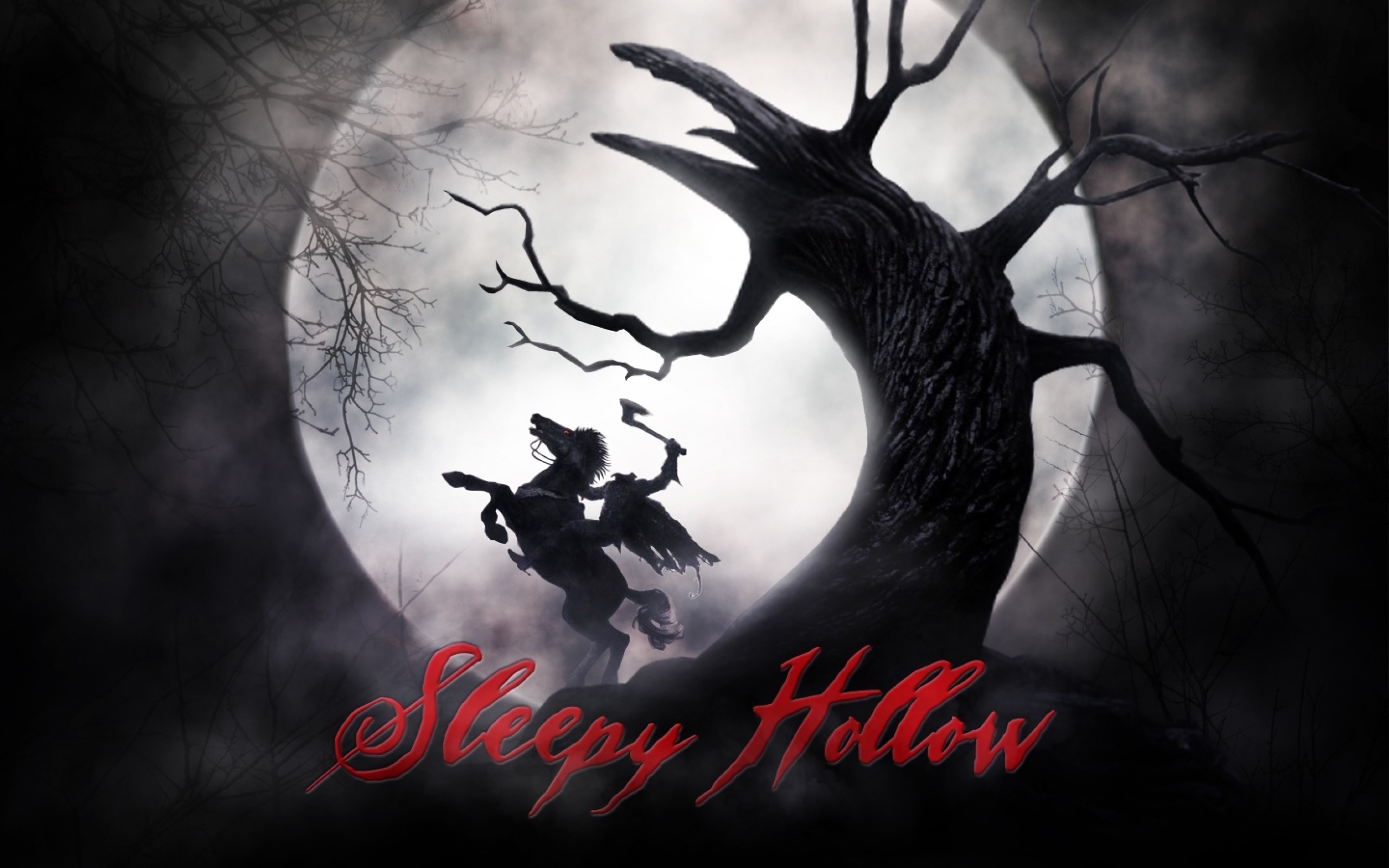 Headless Horseman, Wallpaper collection, Dark imagery, 2560x1600 HD Desktop