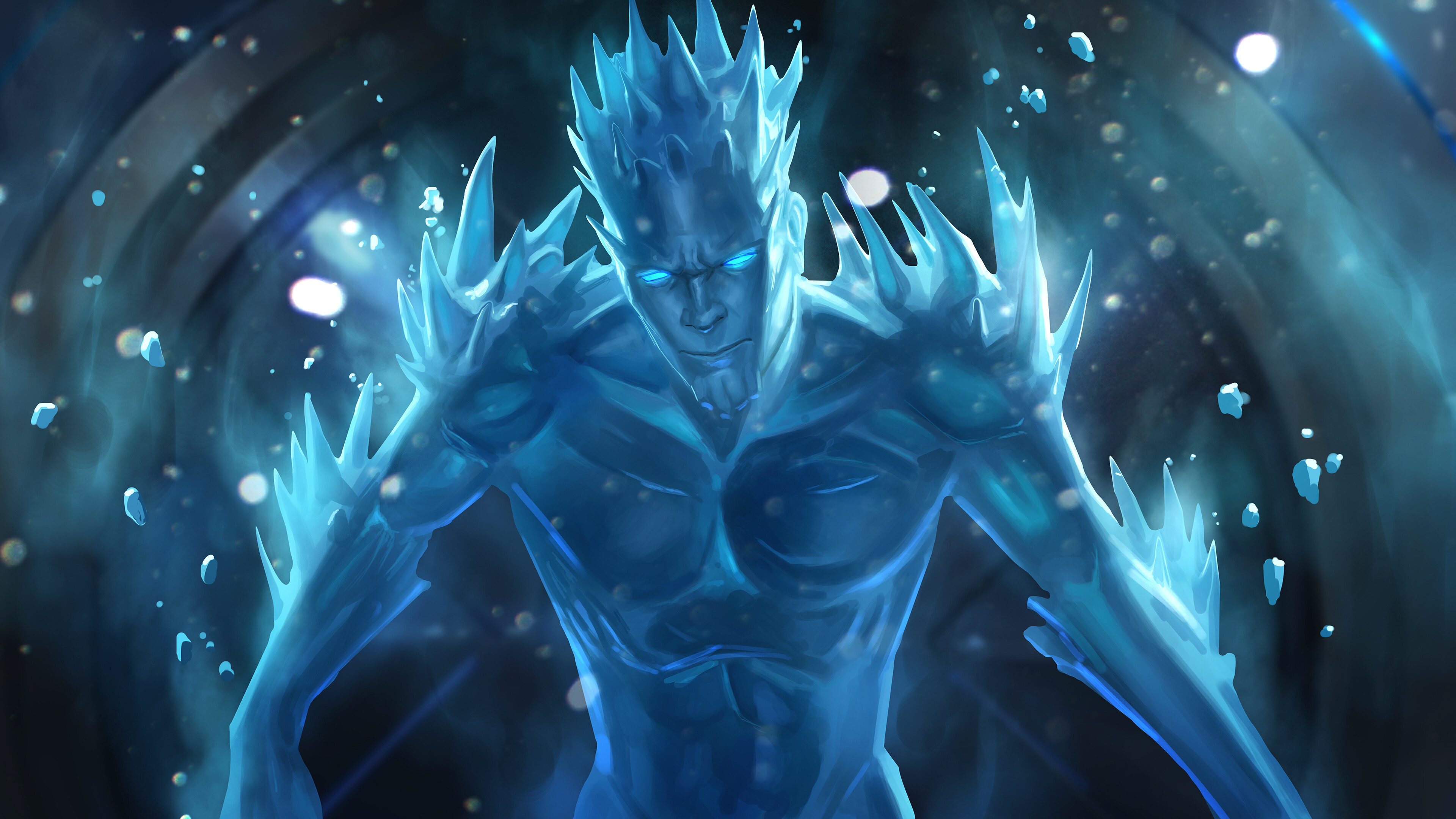 Contest of Champions, Iceman (Marvel) Wallpaper, 3840x2160 4K Desktop