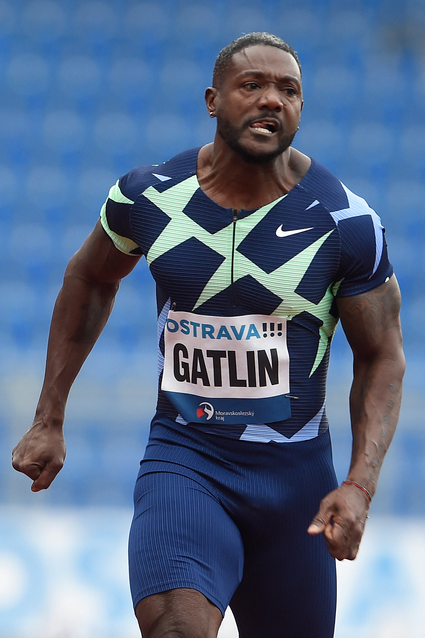 Ostrava 2021, Justin Gatlin Wallpaper, 1360x2040 HD Phone