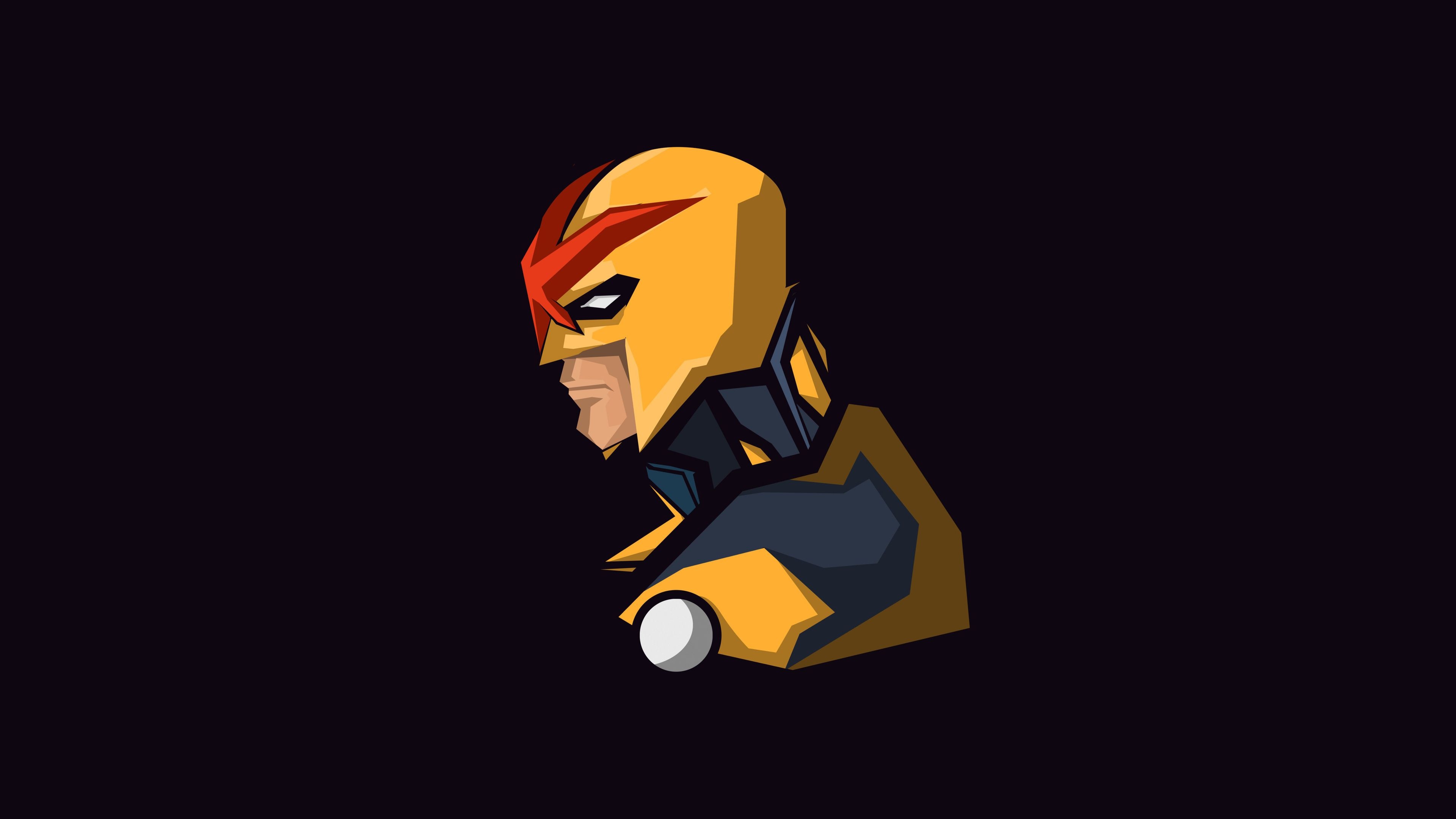 Nova, Marvel Minimalist Wallpaper, 3840x2160 4K Desktop