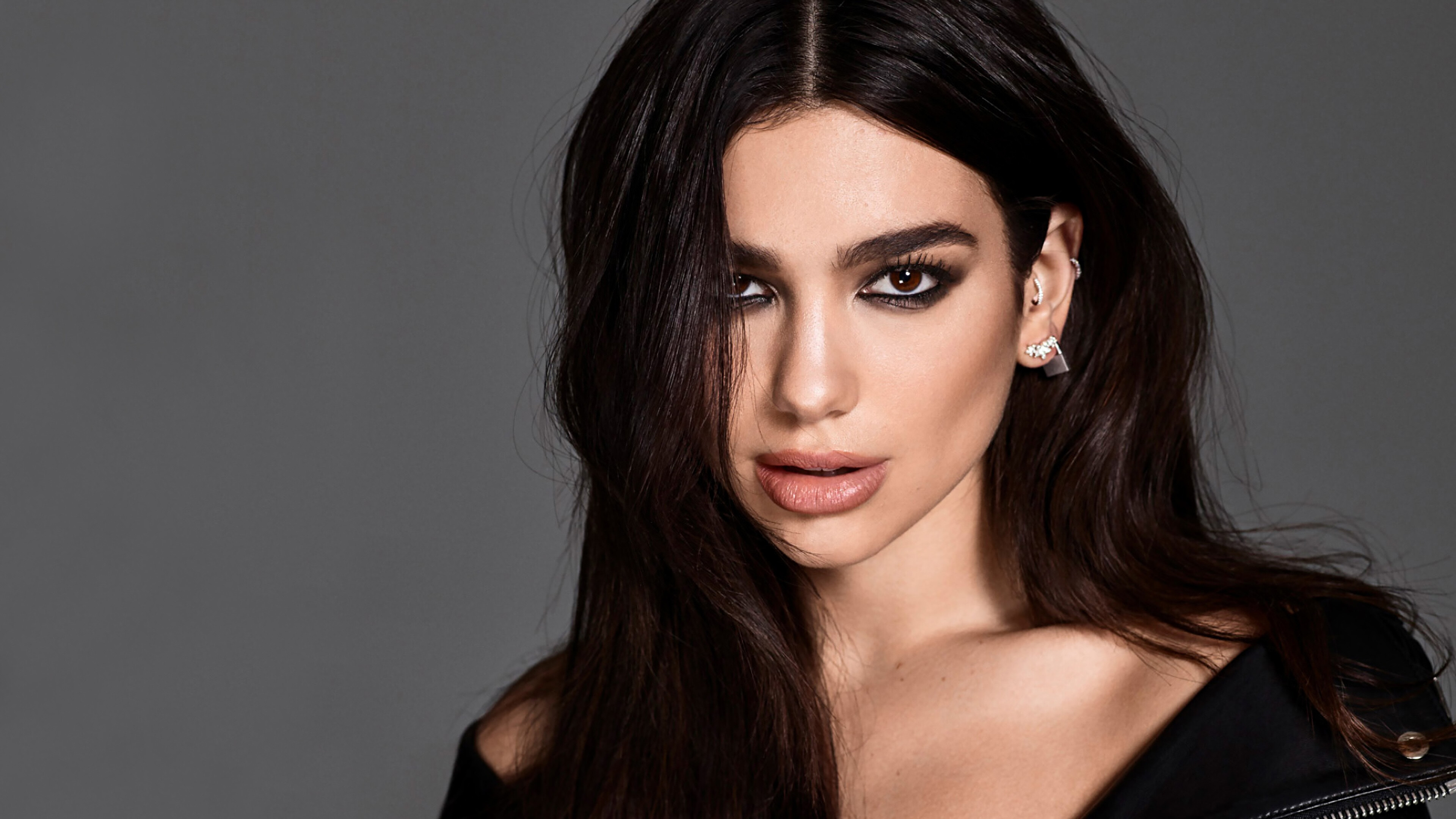 Dua Lipa, Celebs, Makeup, Wallpaper, 3840x2160 4K Desktop