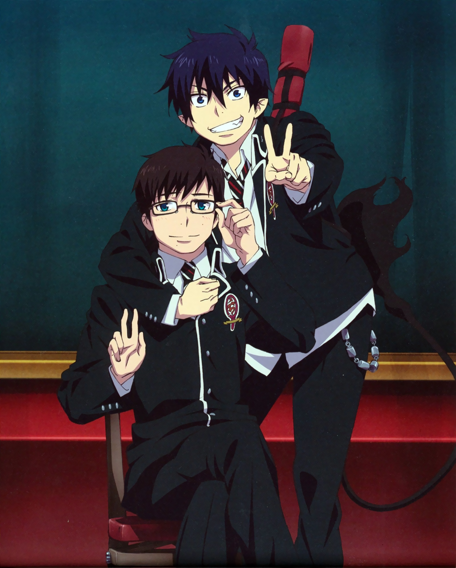 Ao no Exorcist Color Bible, Detailed art, Zerochan image board, Fan-favorite characters, 1600x2000 HD Phone