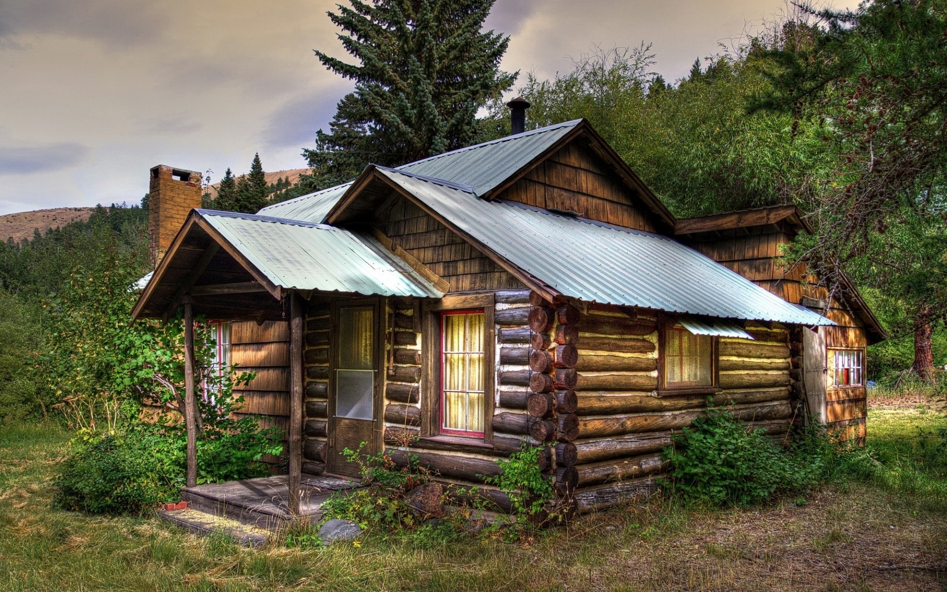 Log cabin looking, Ethan Walker's post, 1920x1200 HD Desktop