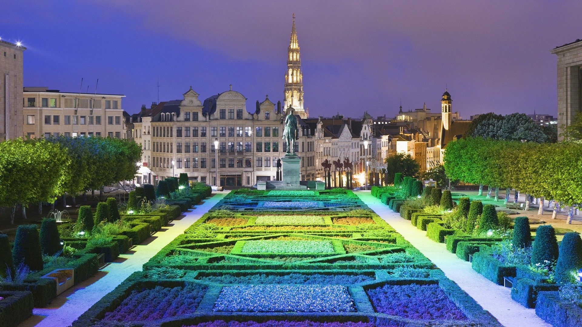 Brussels' Town Hall, Belgium Wallpaper, 1920x1080 Full HD Desktop