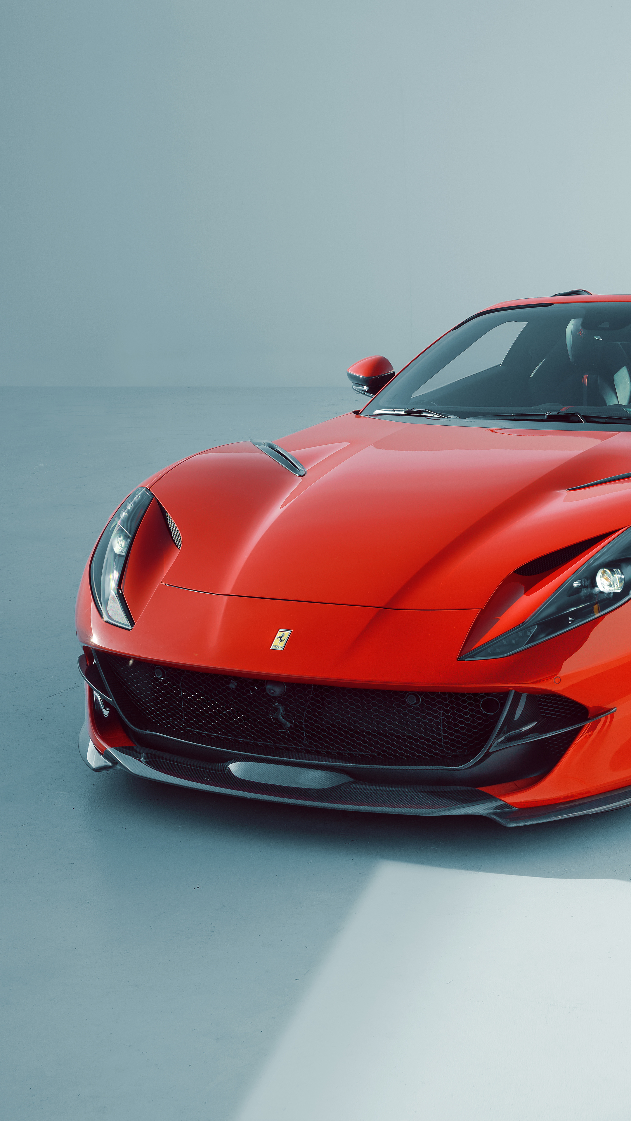 Ferrari 812 GTS, Novitec tuning, Car photos, Sony Xperia, 2160x3840 4K Phone