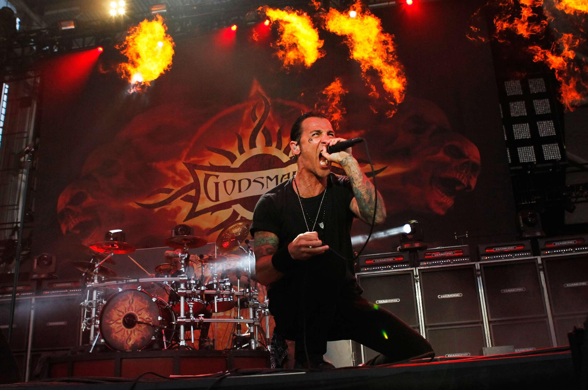 Godsmack, HD wallpaper, Rock music, Band image, 2000x1330 HD Desktop