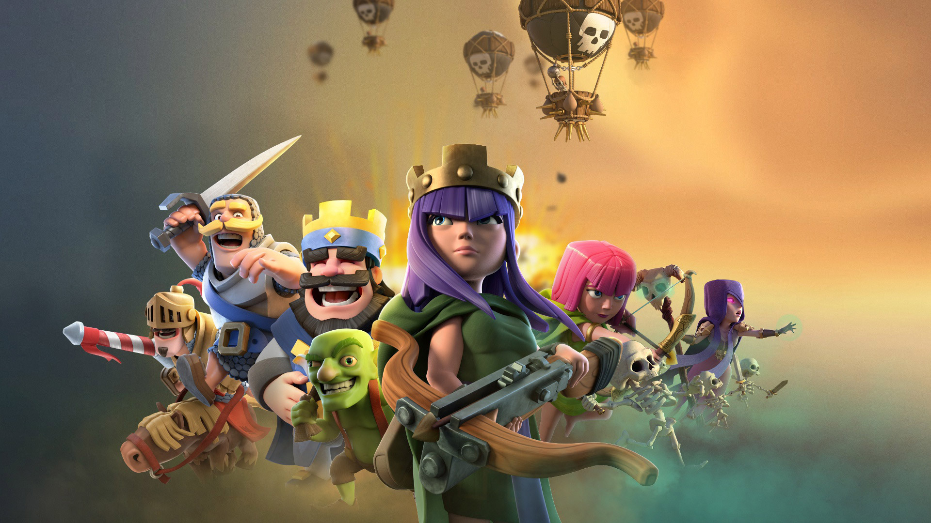 Free Clash of Clans, Base designs, Clan wars, Enthralling gameplay, 1920x1080 Full HD Desktop