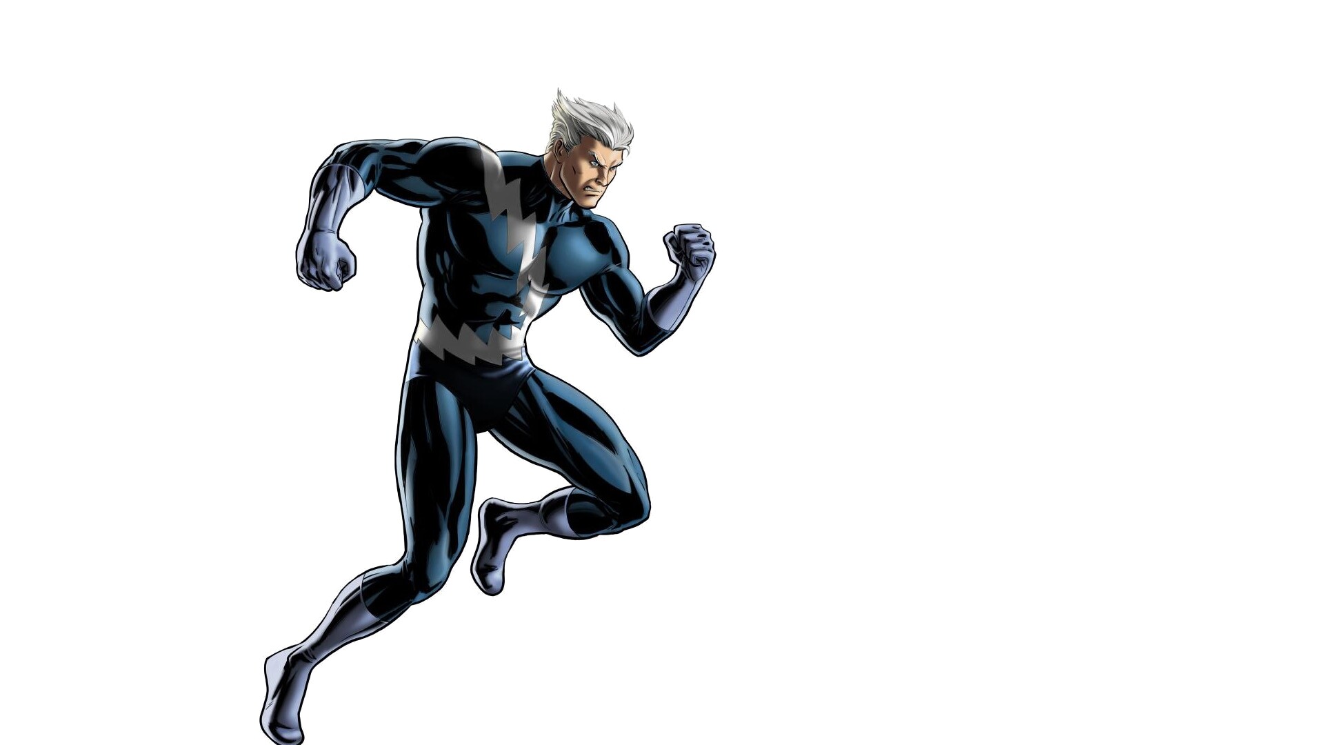 Quicksilver marvel, Superhuman speed, Vibrant background, Action-packed art, 1920x1080 Full HD Desktop