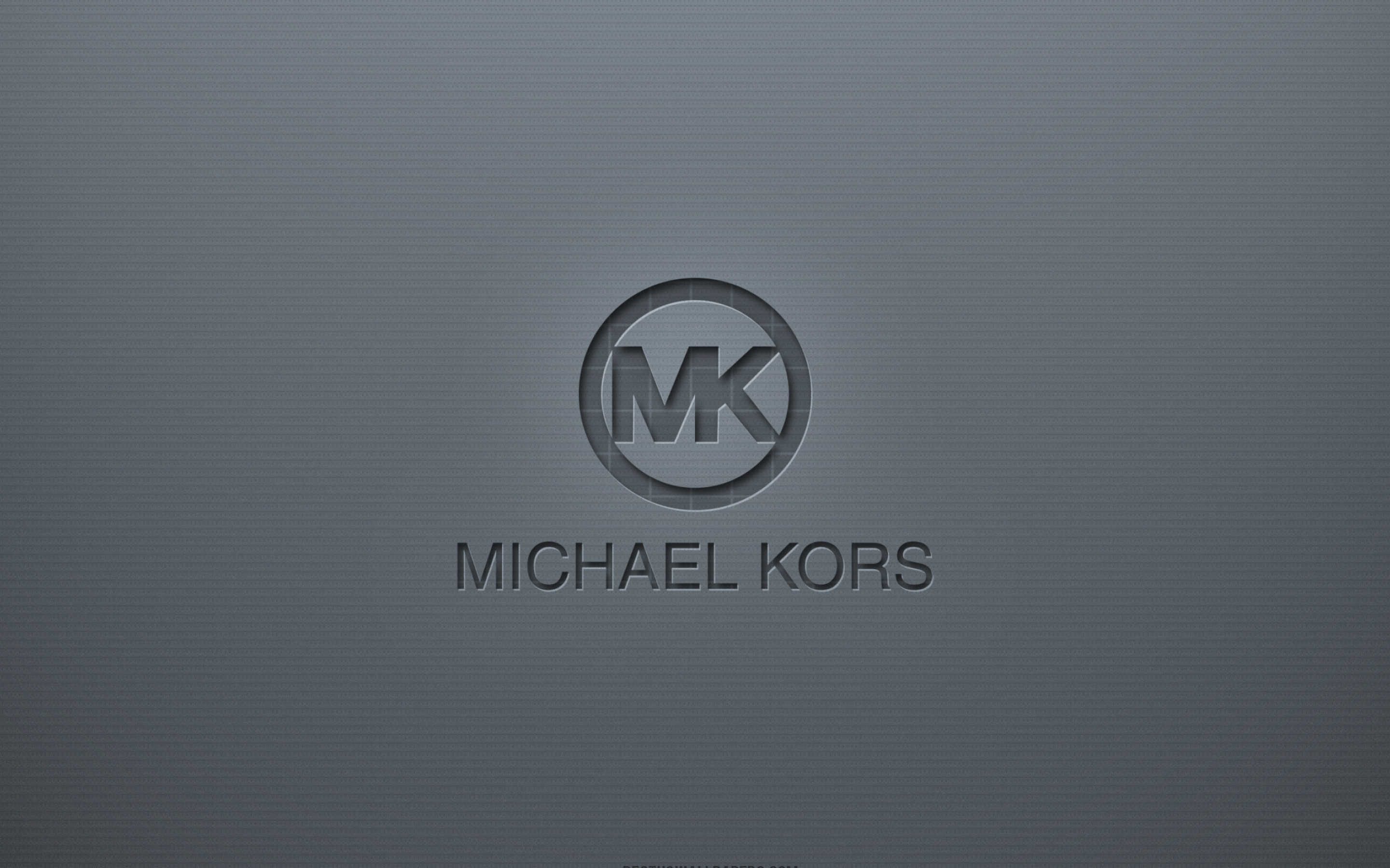 Michael Kors, Logo Gray, Creative Background, Gray Paper Texture, 2880x1800 HD Desktop