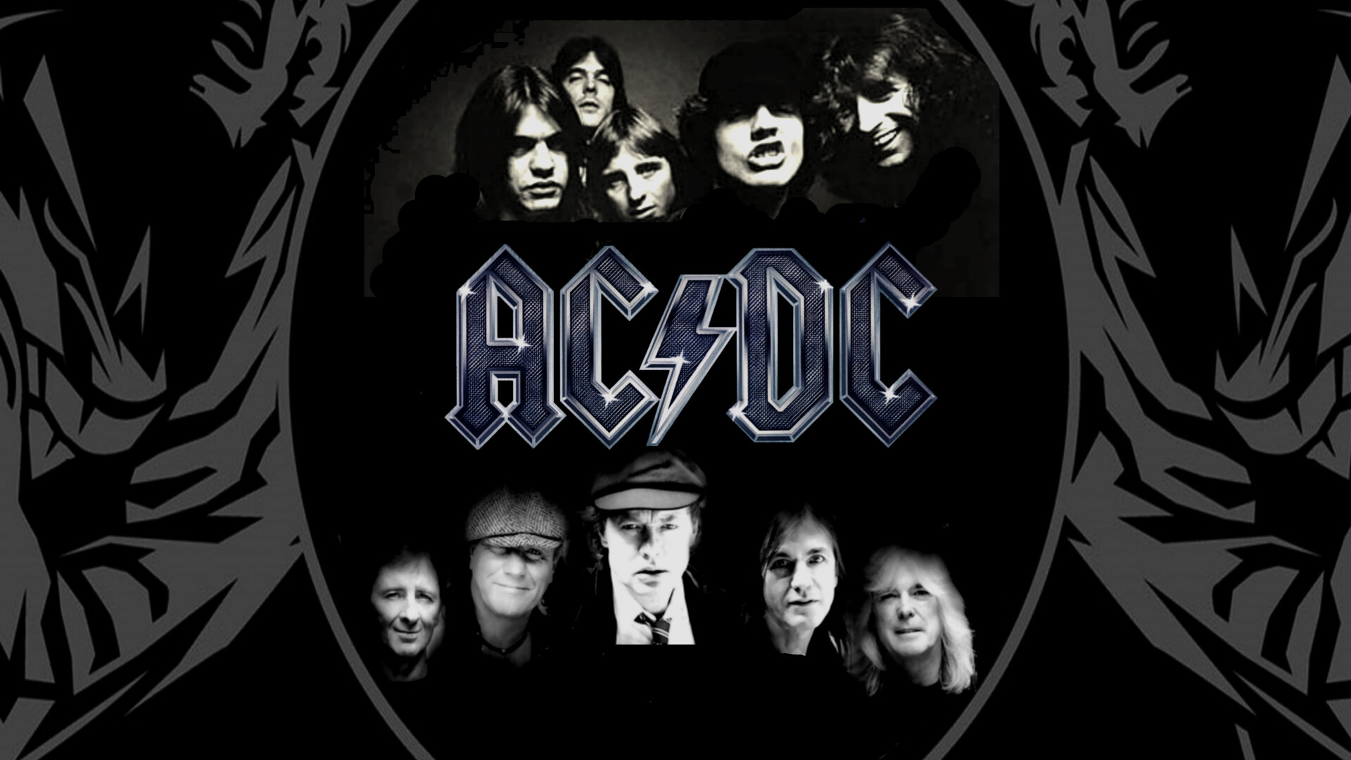 AC/DC HD wallpaper, Android wallpaper, Iconic band logo, Thunderstruck, 1920x1080 Full HD Desktop