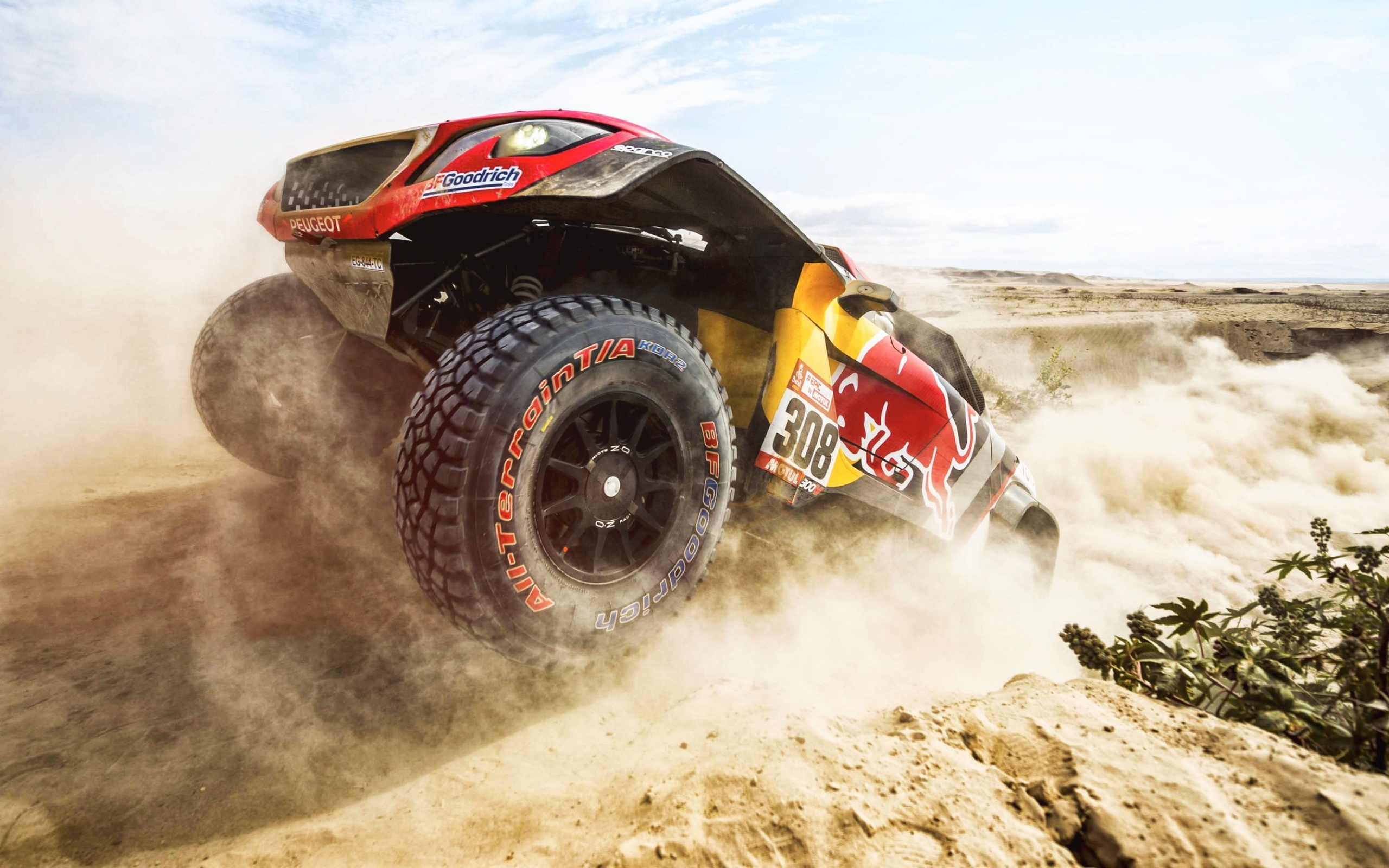 Team Peugeot Total, Dakar Rally Wallpaper, 2560x1600 HD Desktop