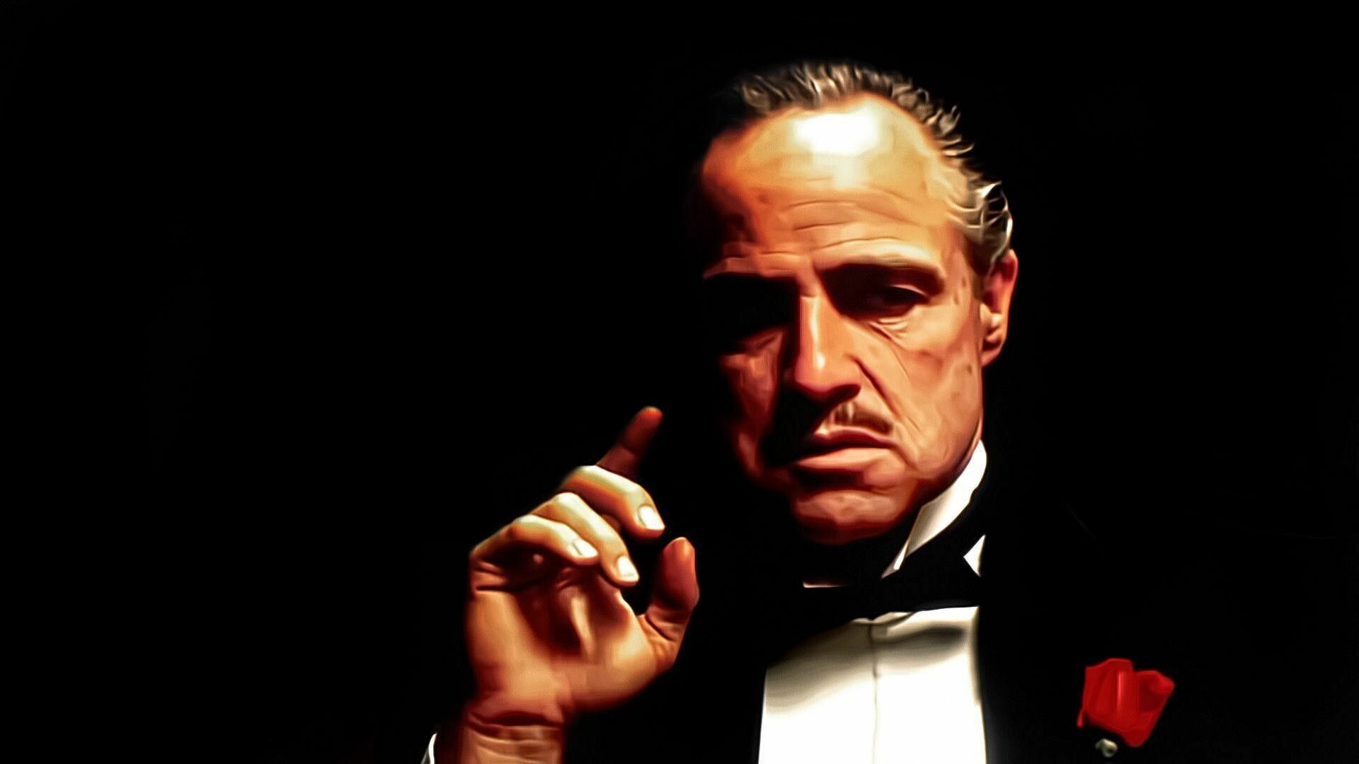 The Godfather, Don Vito Corleone, Marlon Brando, Mafia saga, 1920x1080 Full HD Desktop