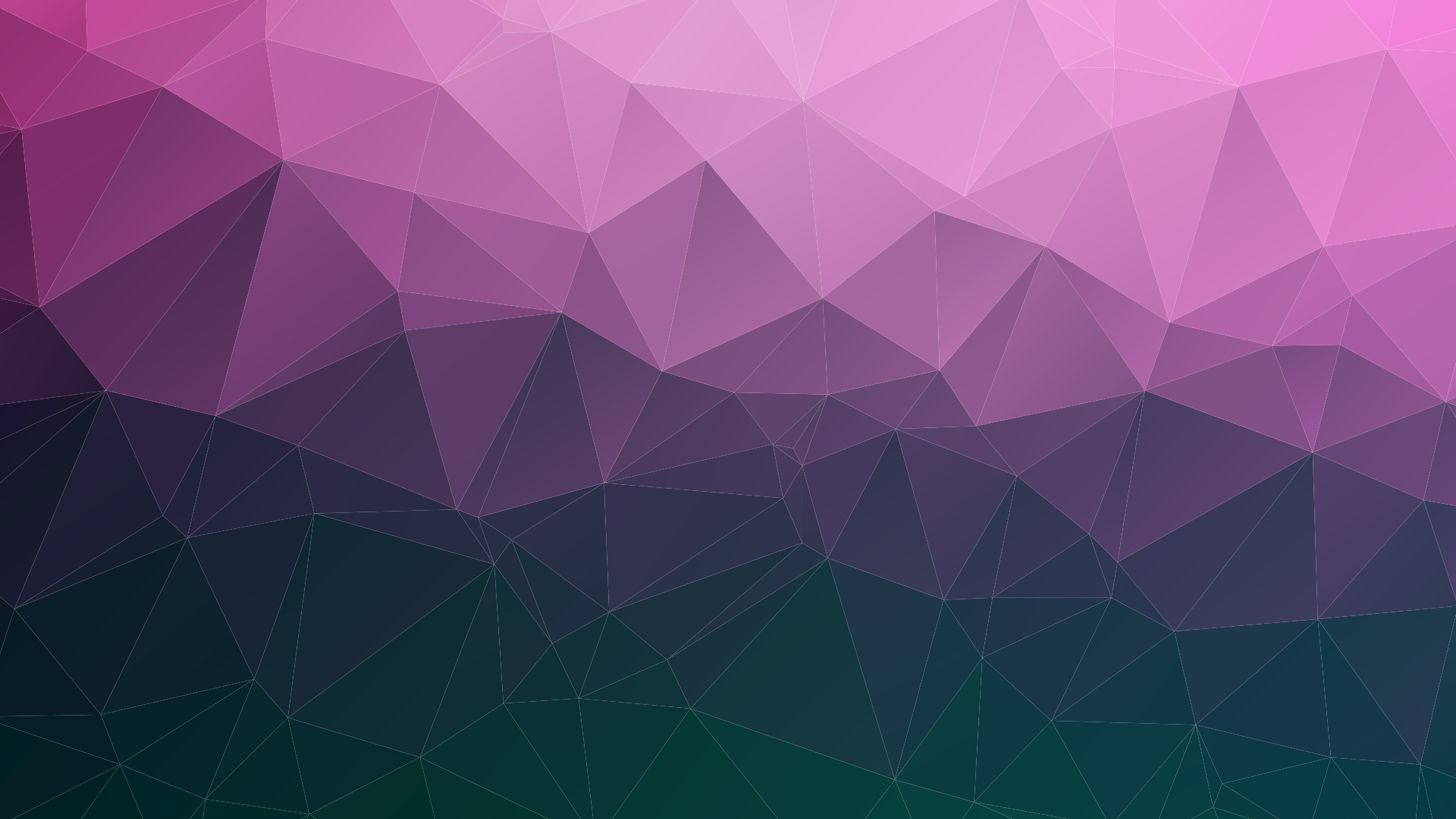 Low poly, Gradients Wallpaper, 3840x2160 4K Desktop