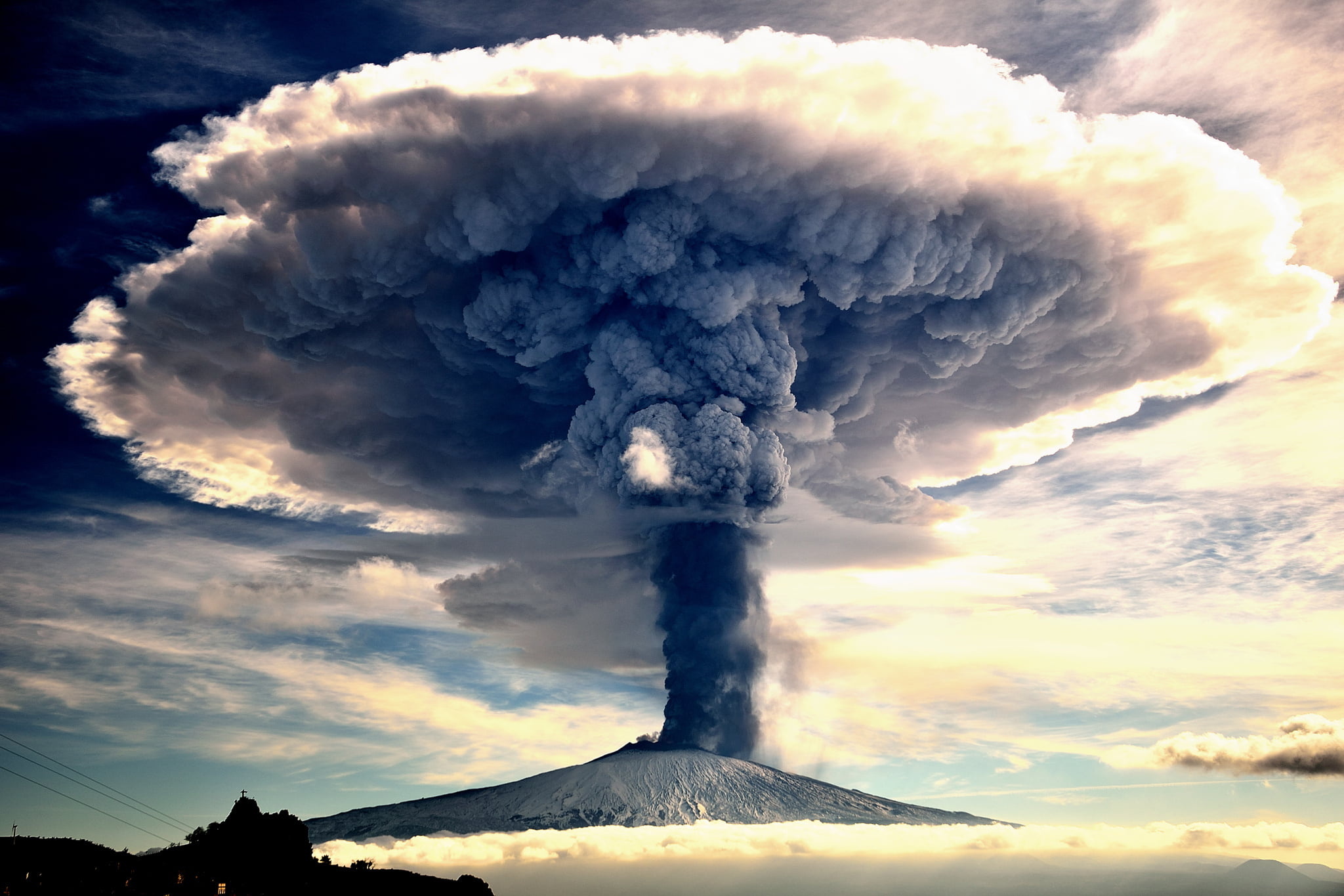 Etna Volcano, Travels, Volcanic eruption, Nature, 2050x1370 HD Desktop