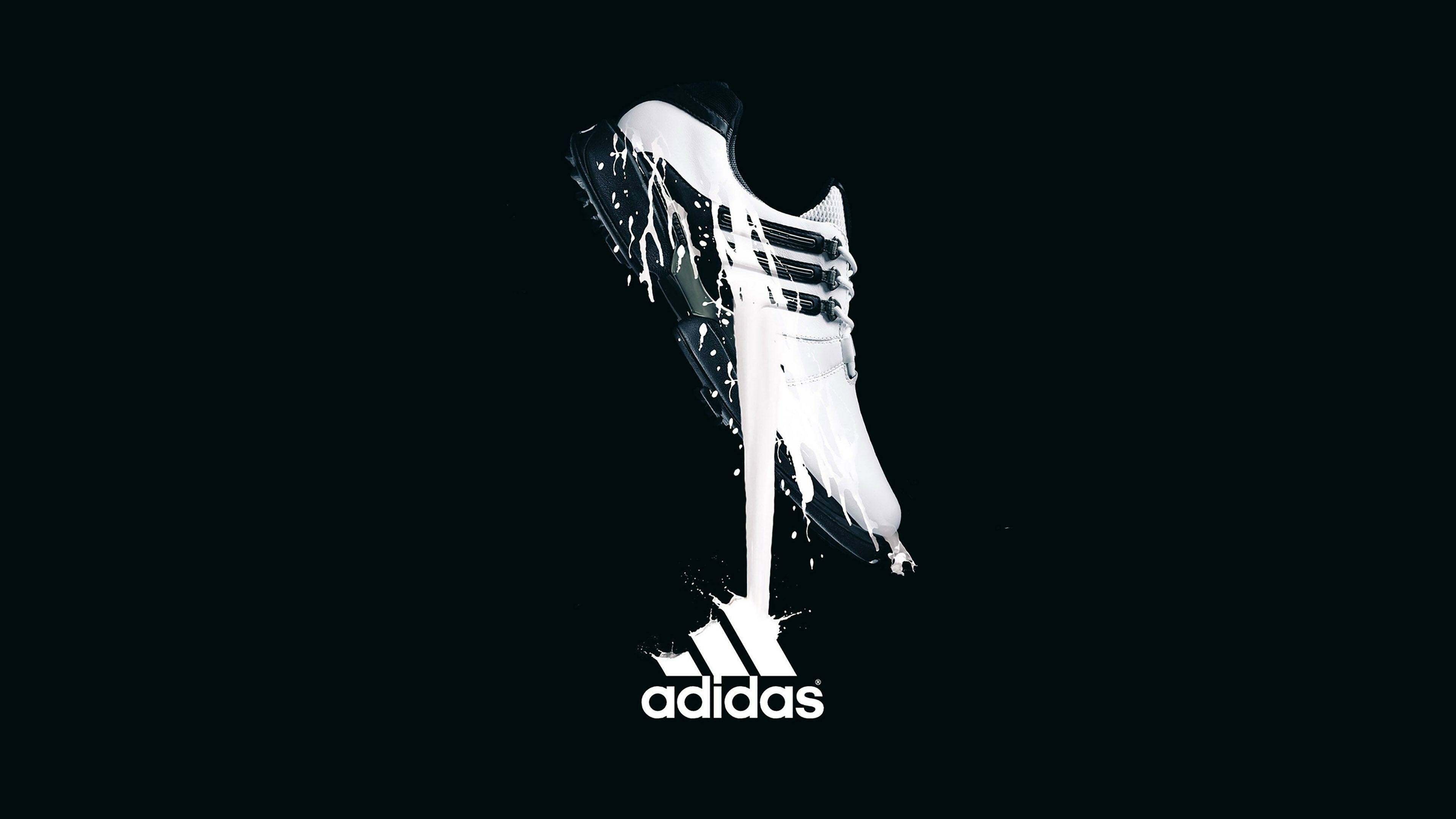 Running shoe, Adidas Wallpaper, 3840x2160 4K Desktop