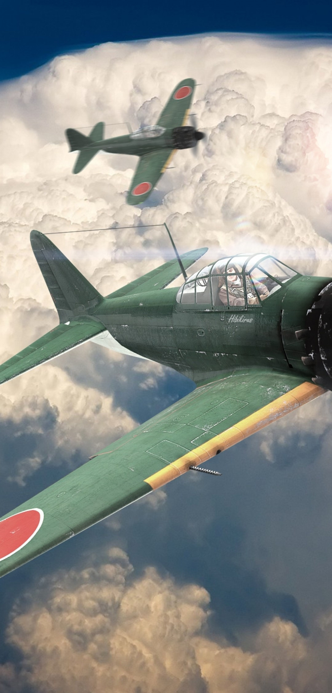 Mitsubishi A6M Zero Wallpapers 1080x2250