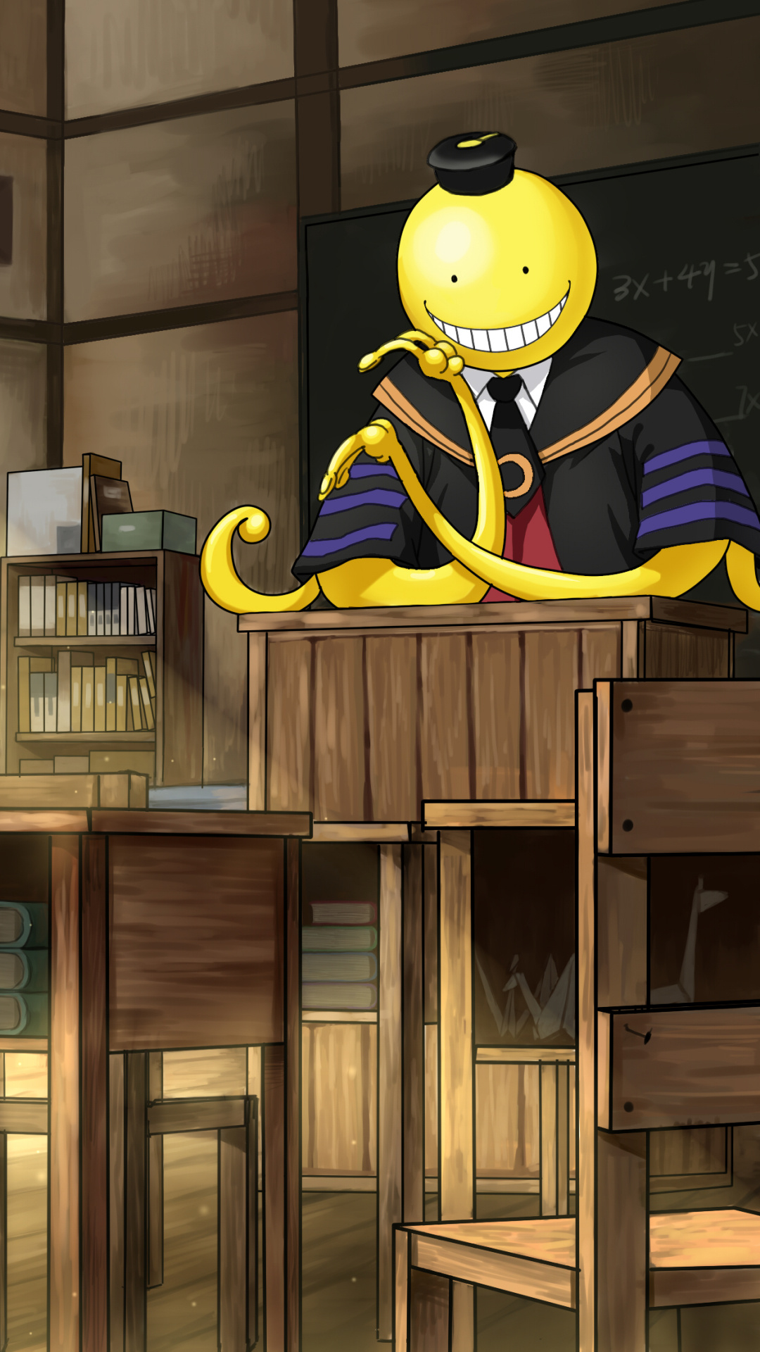 Assassination Classroom, Anime, Classroom, Assassination, 1080x1920 Full HD Phone