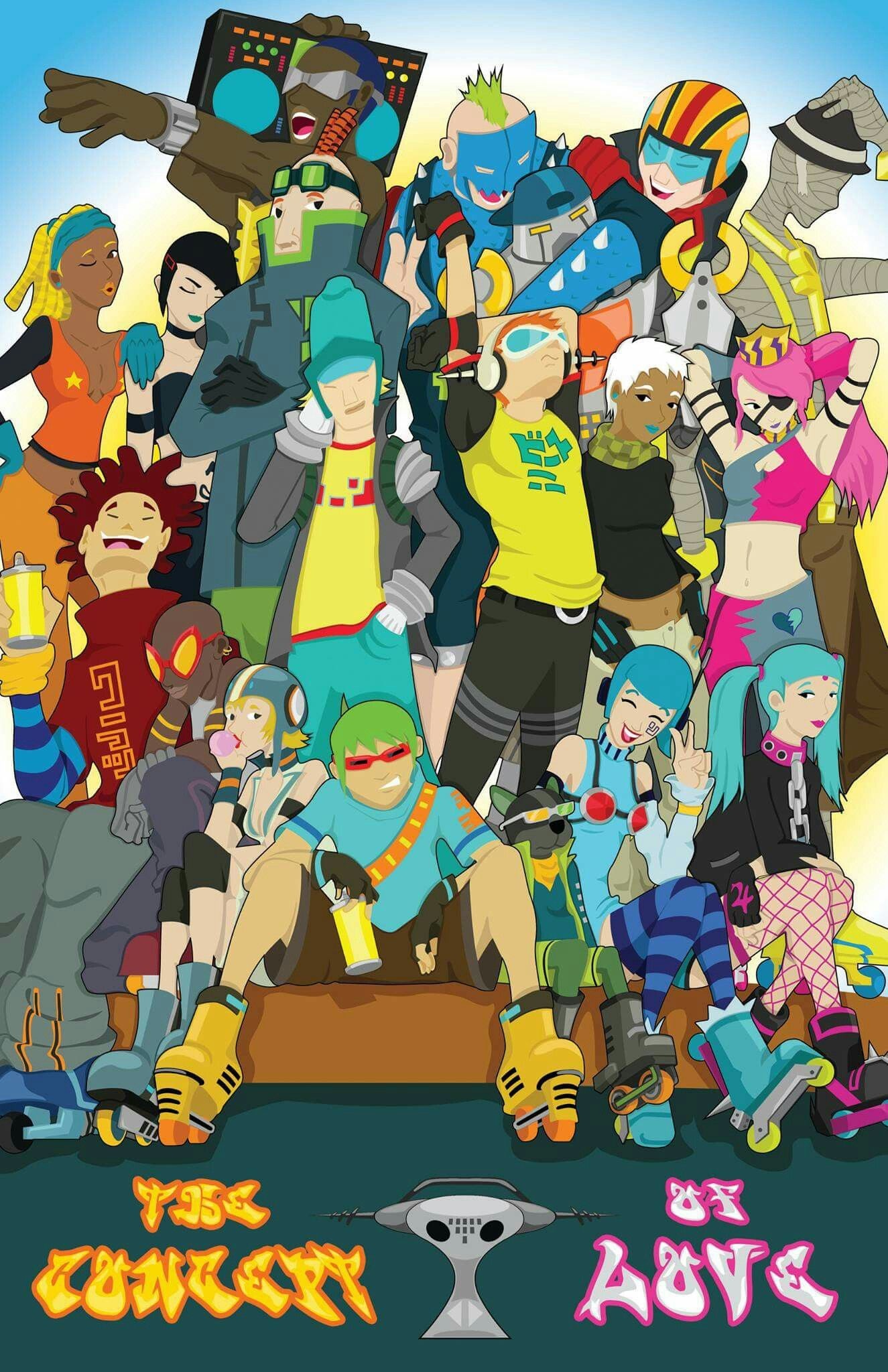 Jet Set Radio Future, Character sketches, Design, Art, 1330x2050 HD Phone