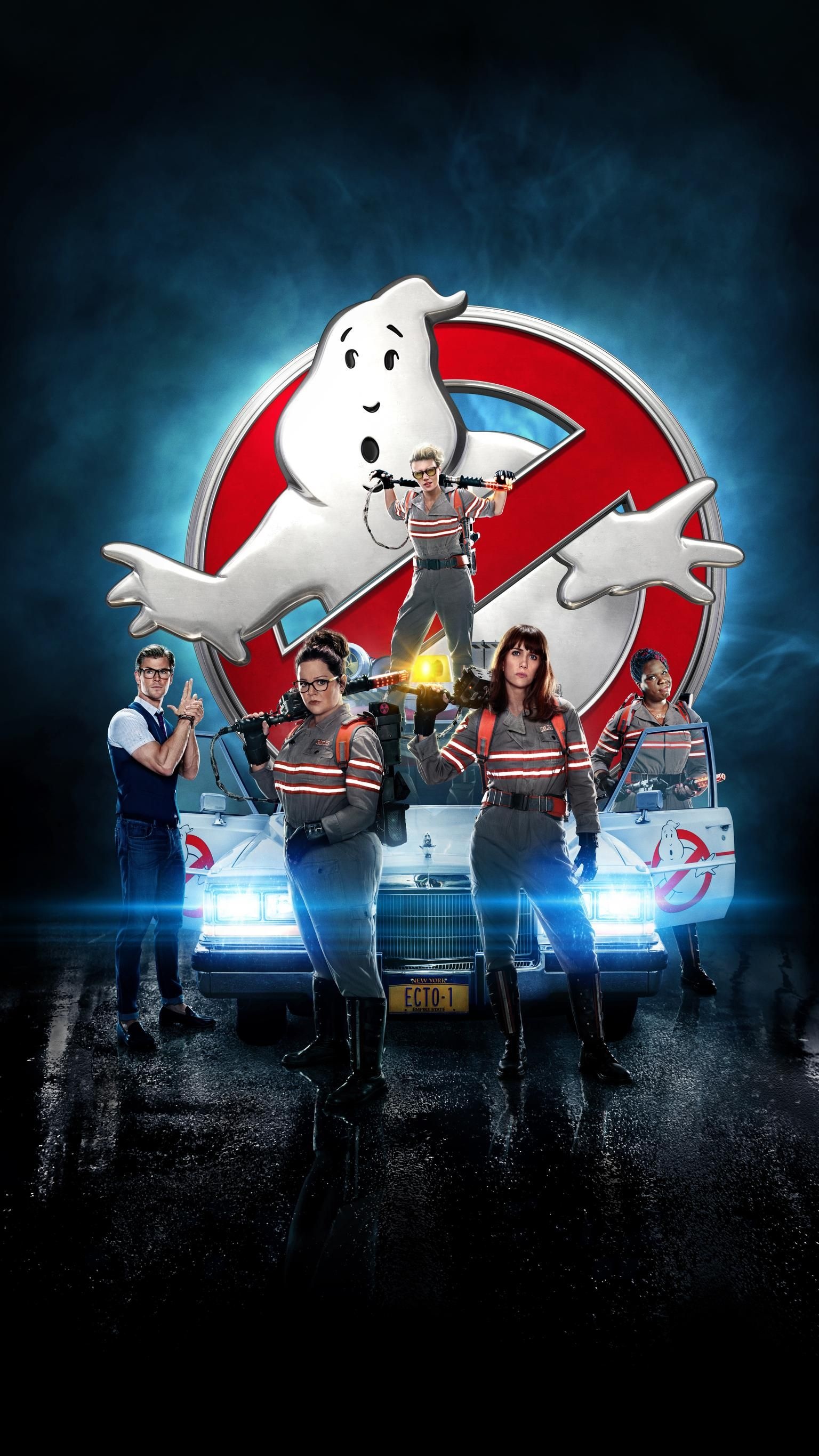 Ghostbusters (2016), Phone wallpaper, MovieMania, Ghostbusters franchise, 1540x2740 HD Phone