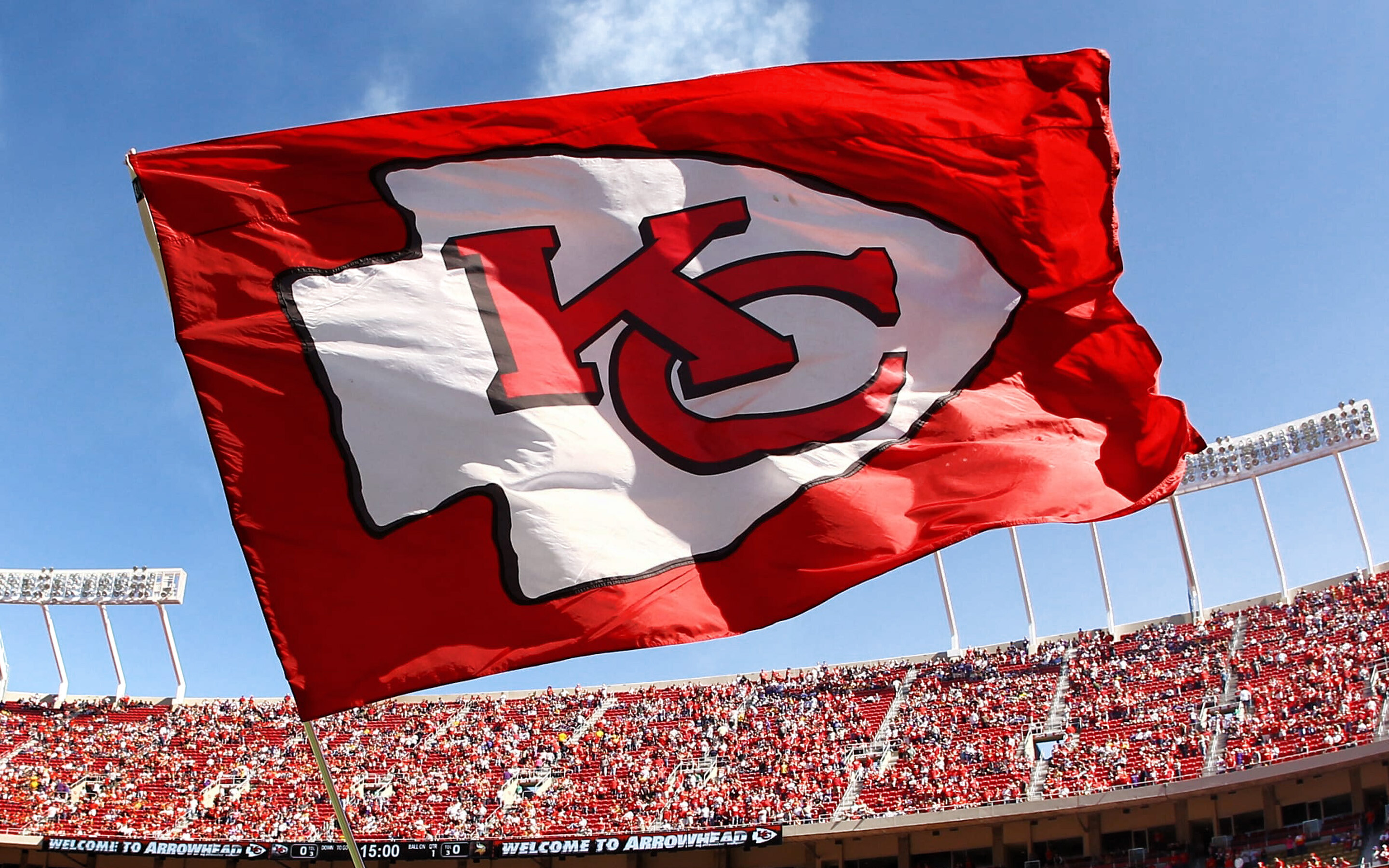 Flag, Kansas City Chiefs Wallpaper, 2880x1800 HD Desktop