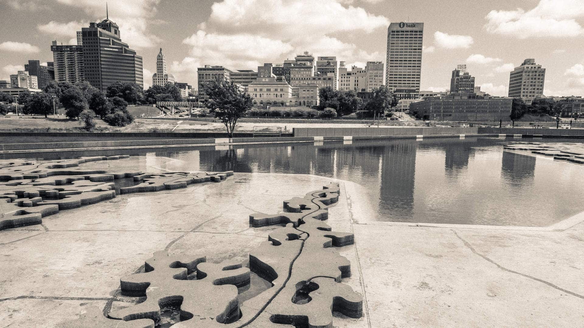 Lincoln American Tower, Memphis Skyline Wallpaper, 1920x1080 Full HD Desktop