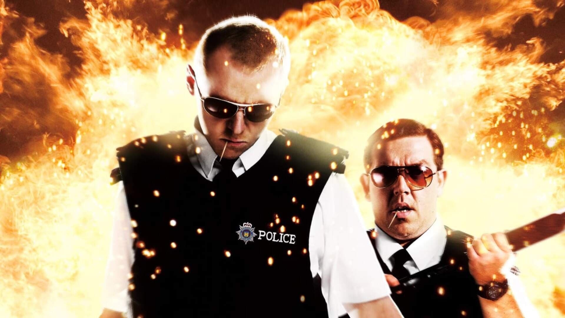 Hot Fuzz, IMDb movie database, Intriguing backdrops, Filmmaking details, 1920x1080 Full HD Desktop