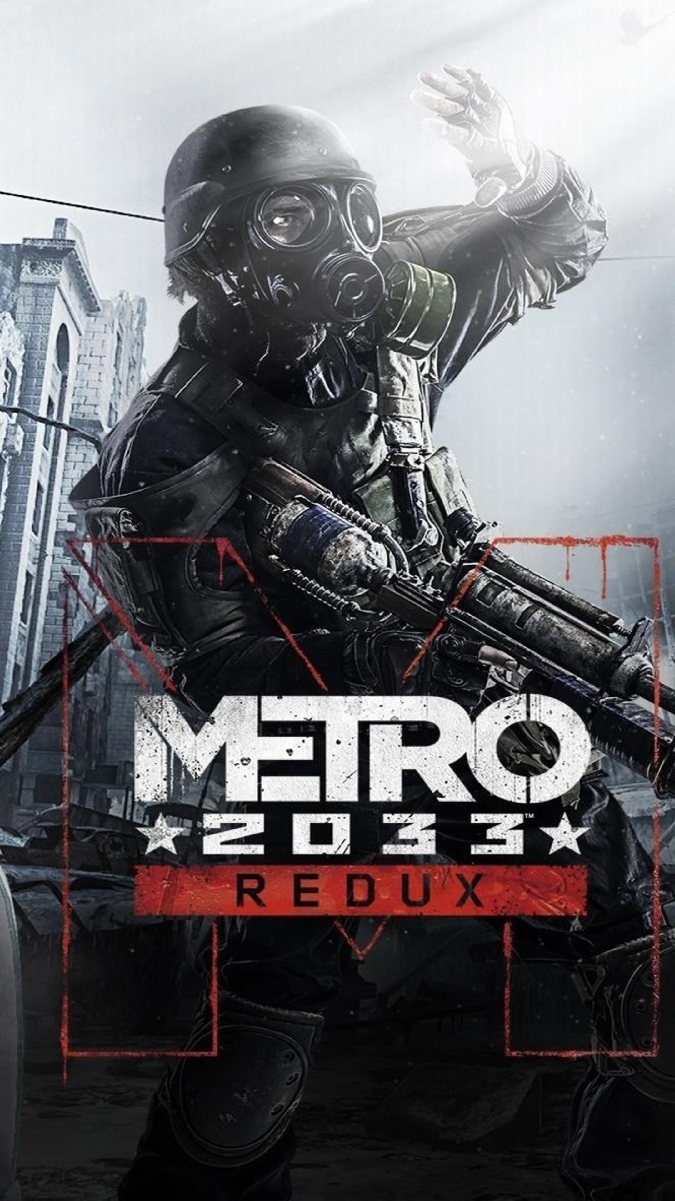 Metro: 2033 Redux, Post-apocalyptic wasteland, Atmospheric setting, Dark underground tunnels, 2160x3840 4K Phone