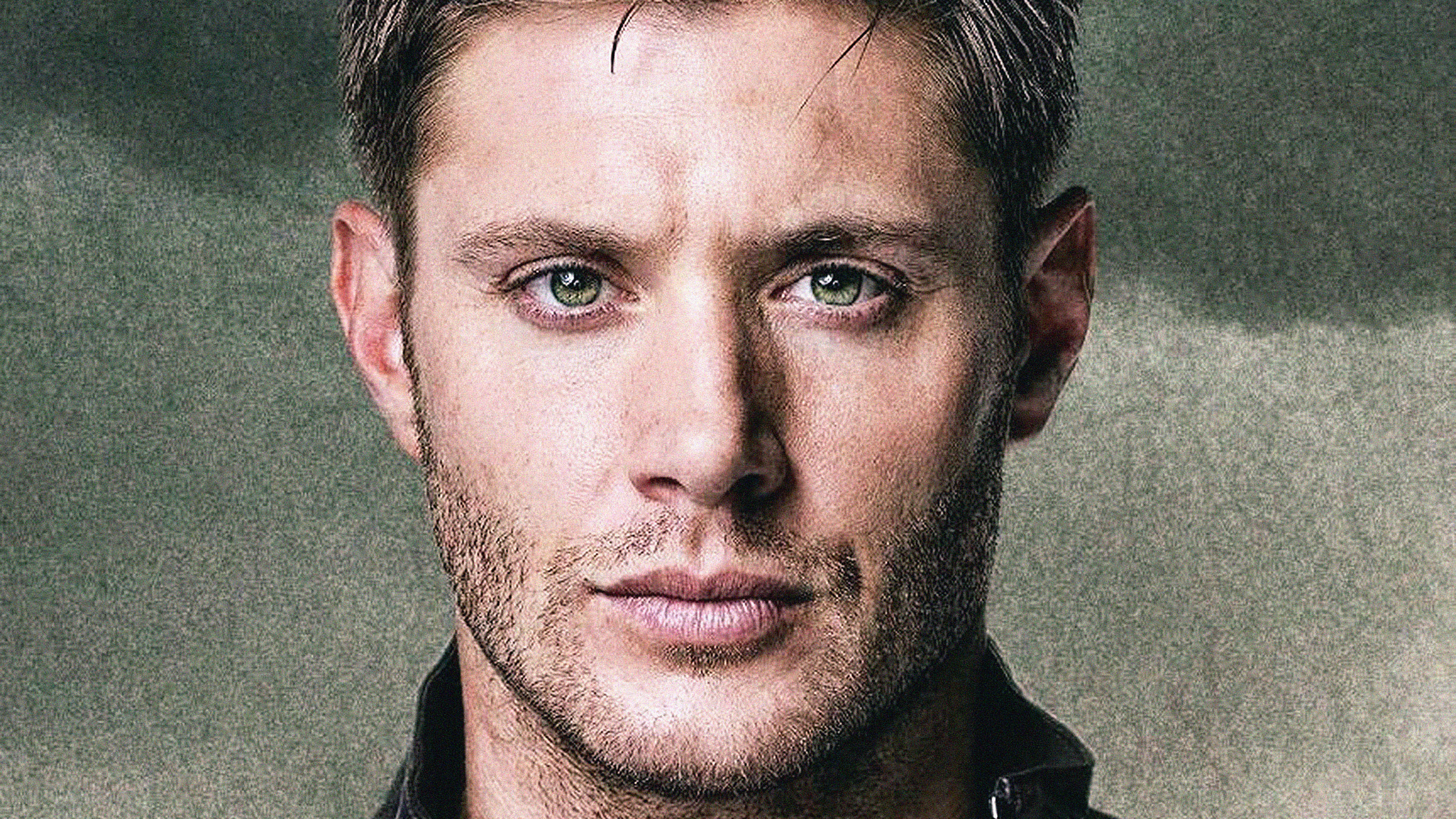 Dean Winchester, Paint film face, Supernatural, 3840x2160 4K Desktop