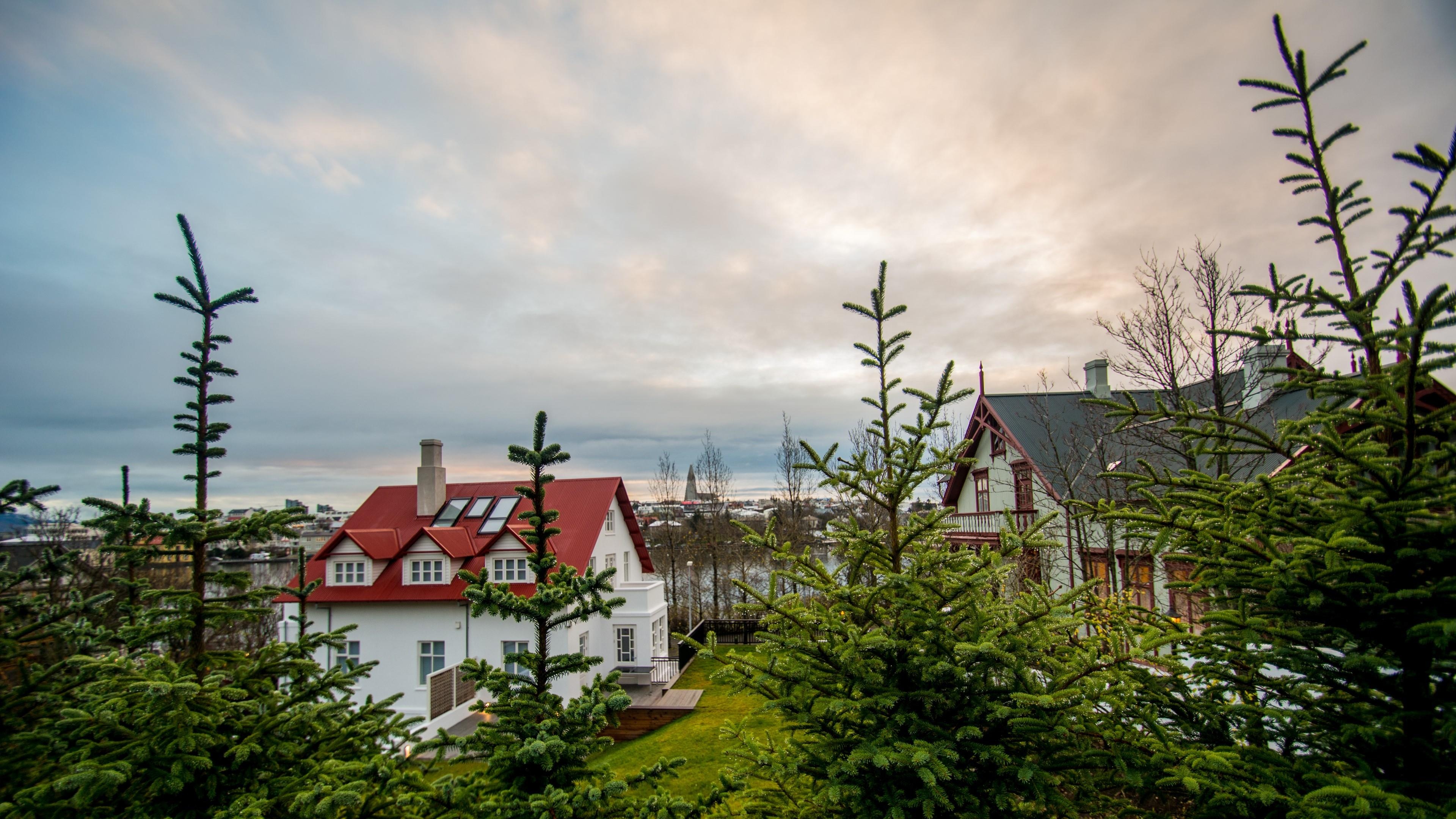 Reykjavik, Iceland, Cityscape wallpaper, Backiee, 3840x2160 4K Desktop