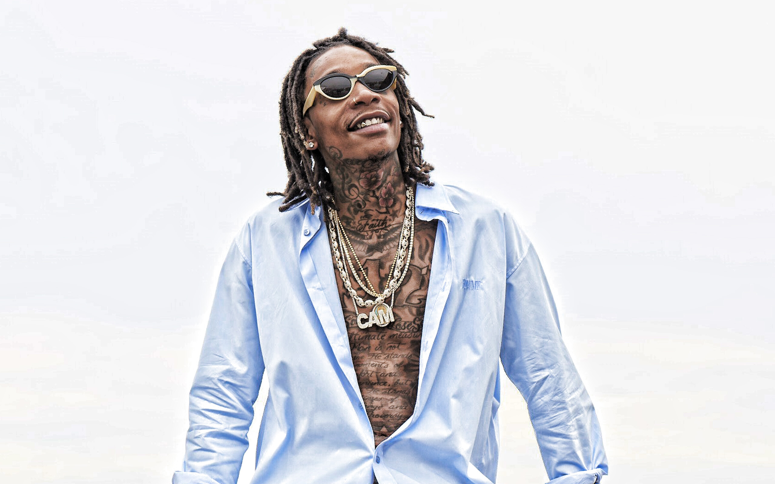 Wiz Khalifa, American rapper, Portraiture, Photoshoot, 2560x1600 HD Desktop