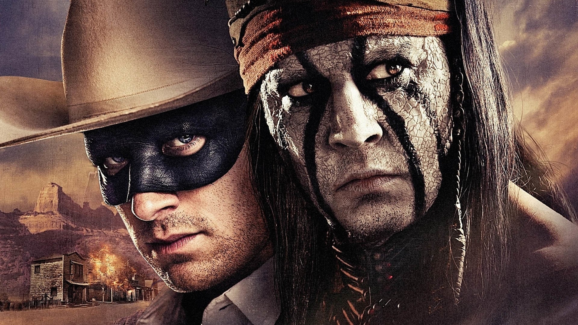 The Lone Ranger, Backdrops of the movie, Captivating settings, Visual storytelling, 1920x1080 Full HD Desktop