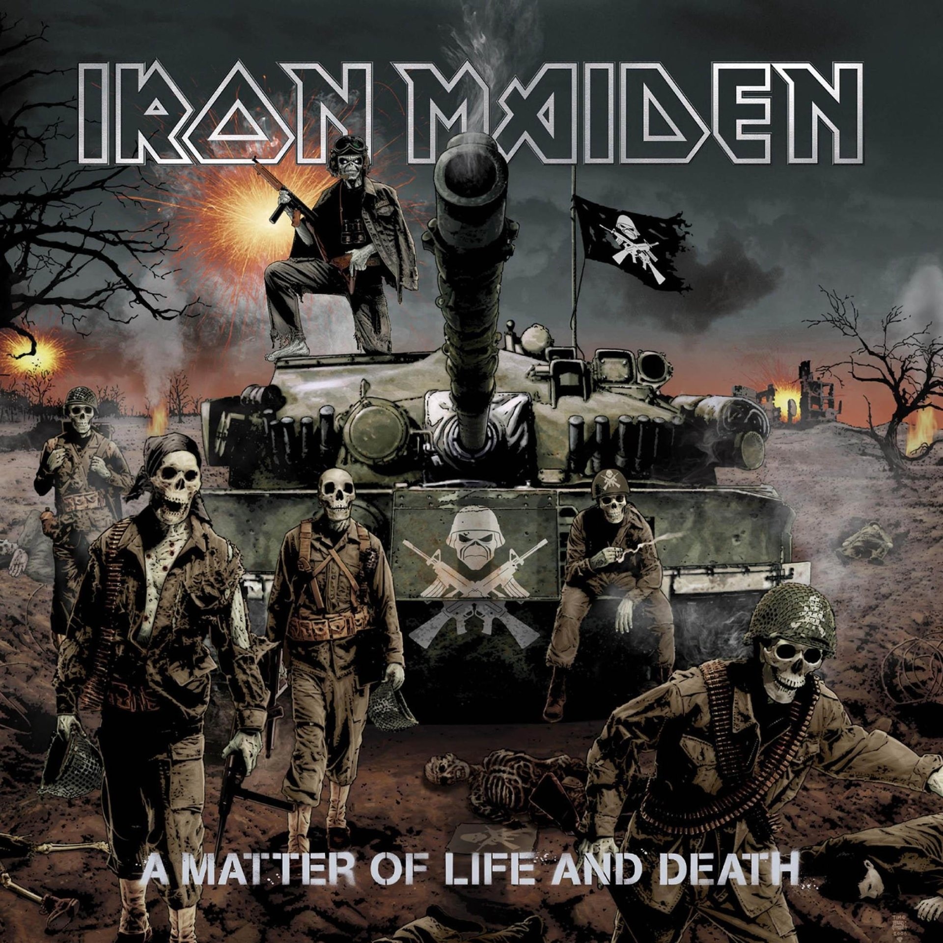 A Matter of Life and Death, Iron Maiden (Band) Wallpaper, 1920x1920 HD Phone