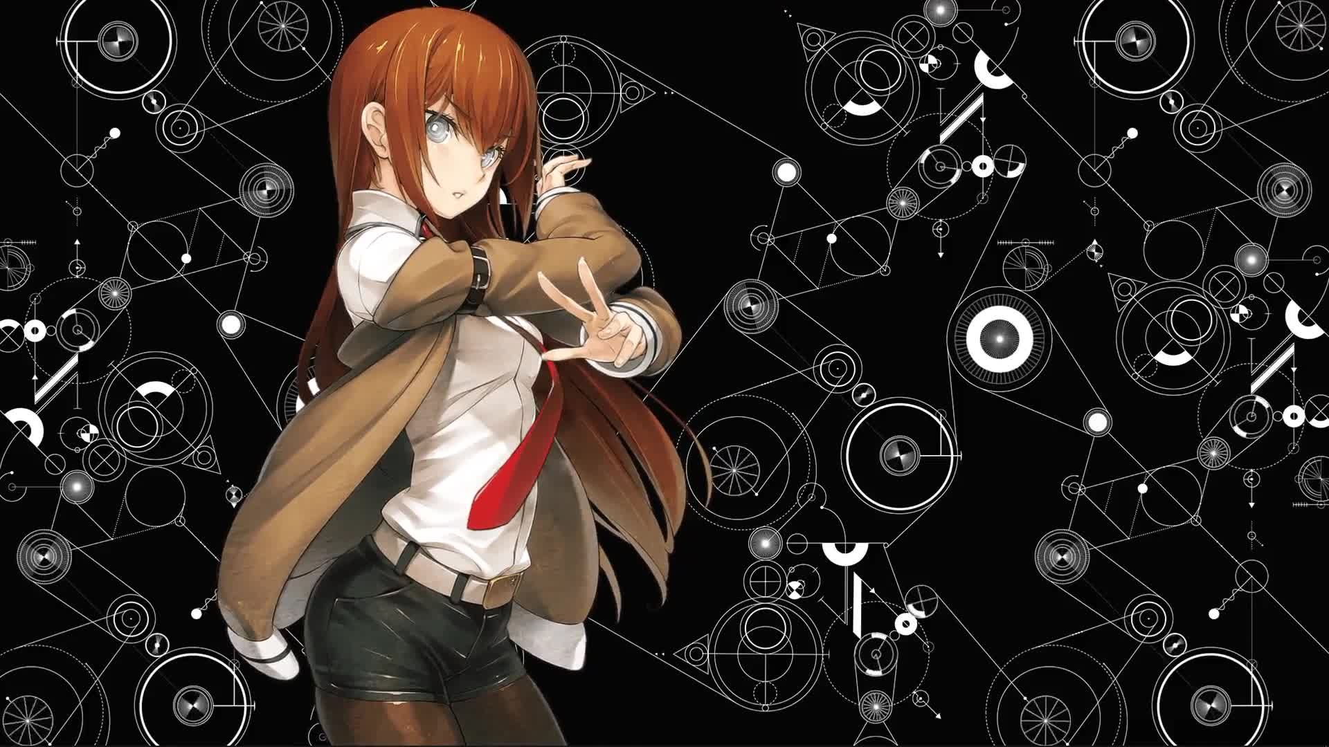 Steins; Gate anime, Makise Kurisu, Cute genius girl, Live wallpaper, 1920x1080 Full HD Desktop