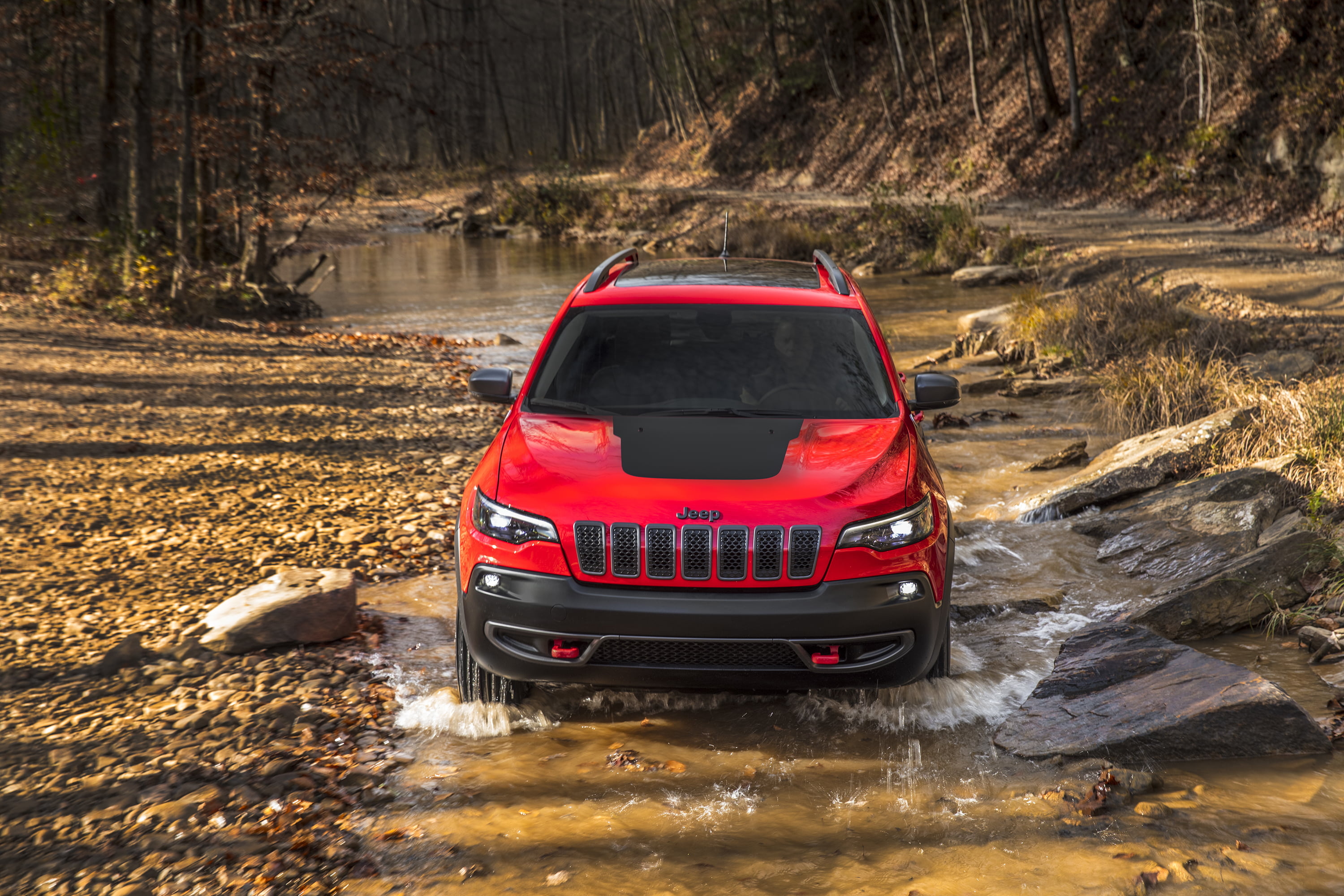 Jeep Cherokee, Red, SUV, Wallpaper, 3000x2000 HD Desktop