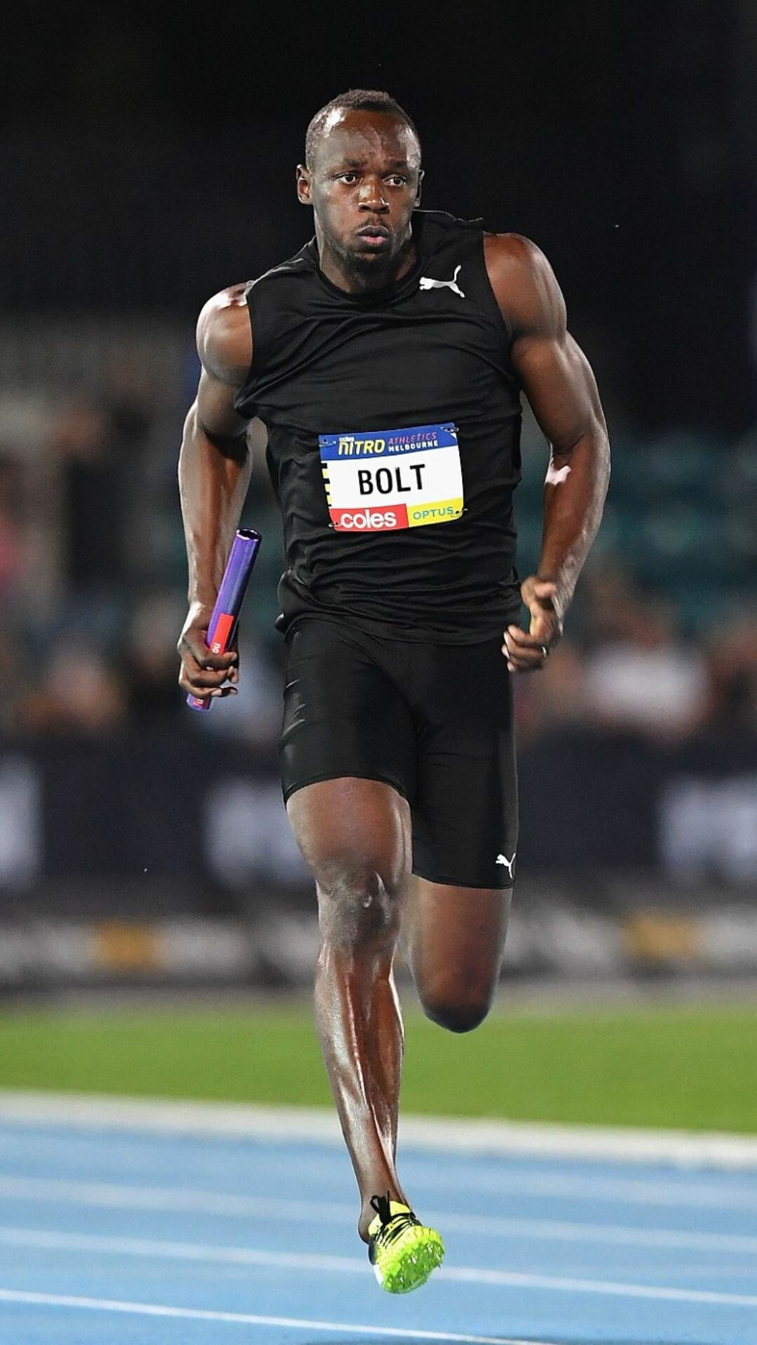 Nitro Athletics 2017, Usain Bolt Wallpaper, 1080x1920 Full HD Phone