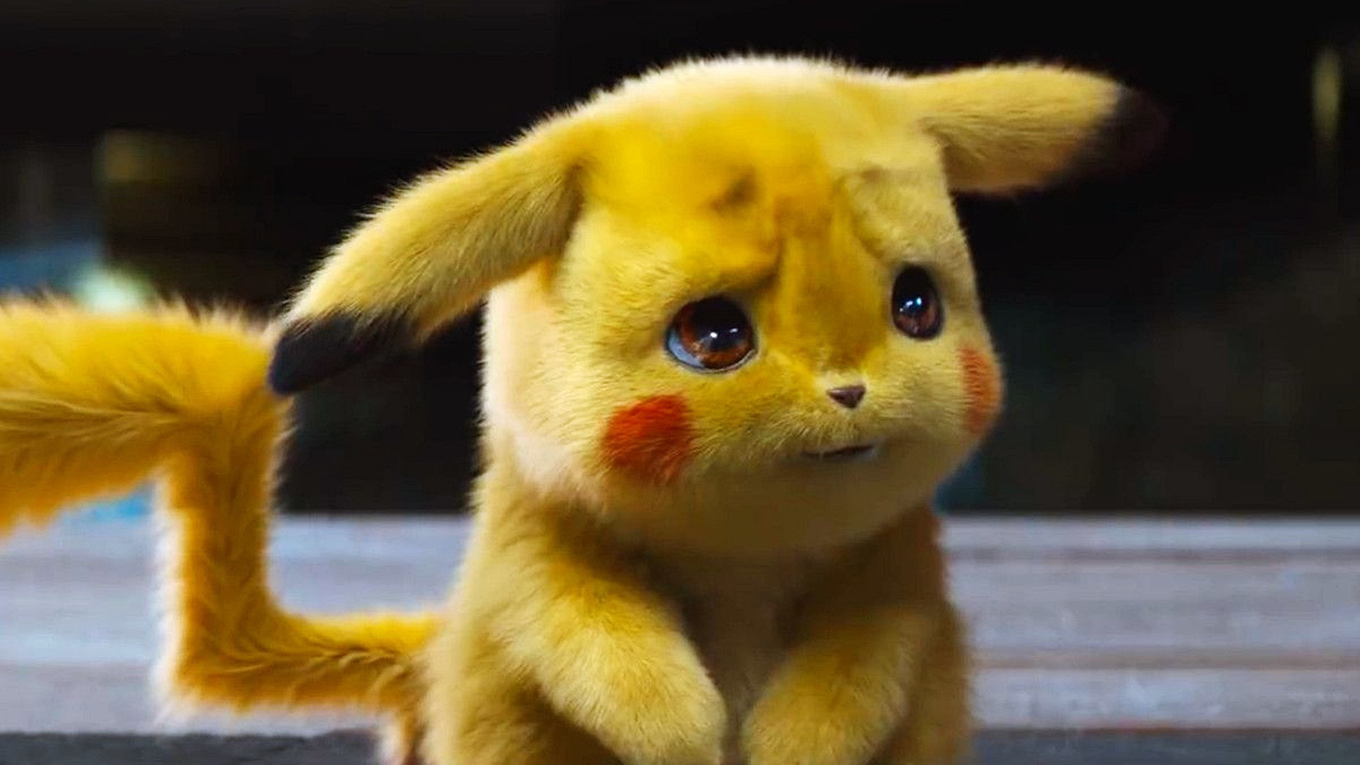 Pokemon Detective Pikachu, HD background wallpaper, Pikachu's expression, Wallpaper choice, 1920x1080 Full HD Desktop