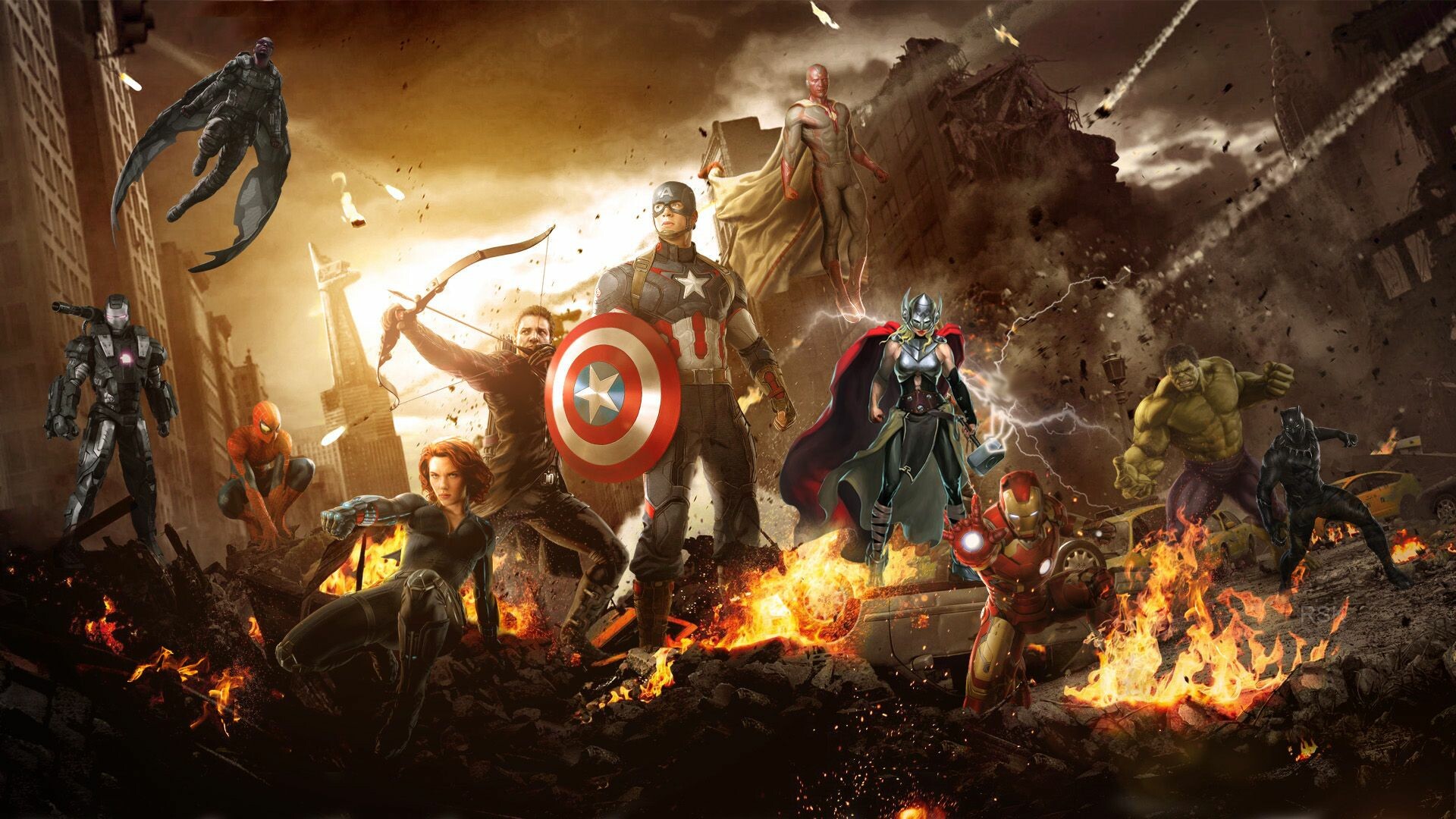 Avengers, Civil War, Marvel, Movies, 1920x1080 Full HD Desktop