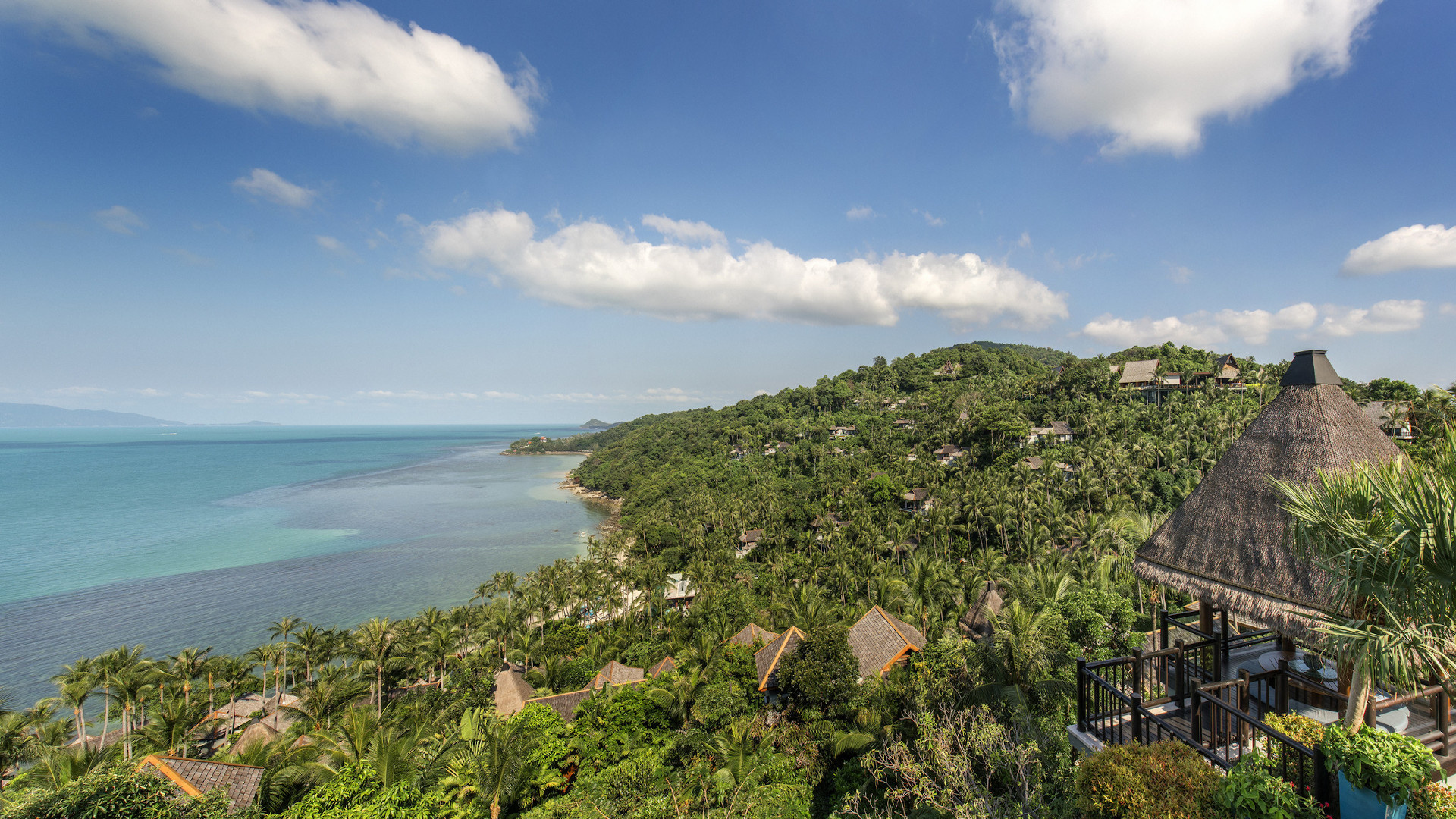 Four Seasons Resort, Luxury accommodations, Koh Samui, Travel experience, 1920x1080 Full HD Desktop