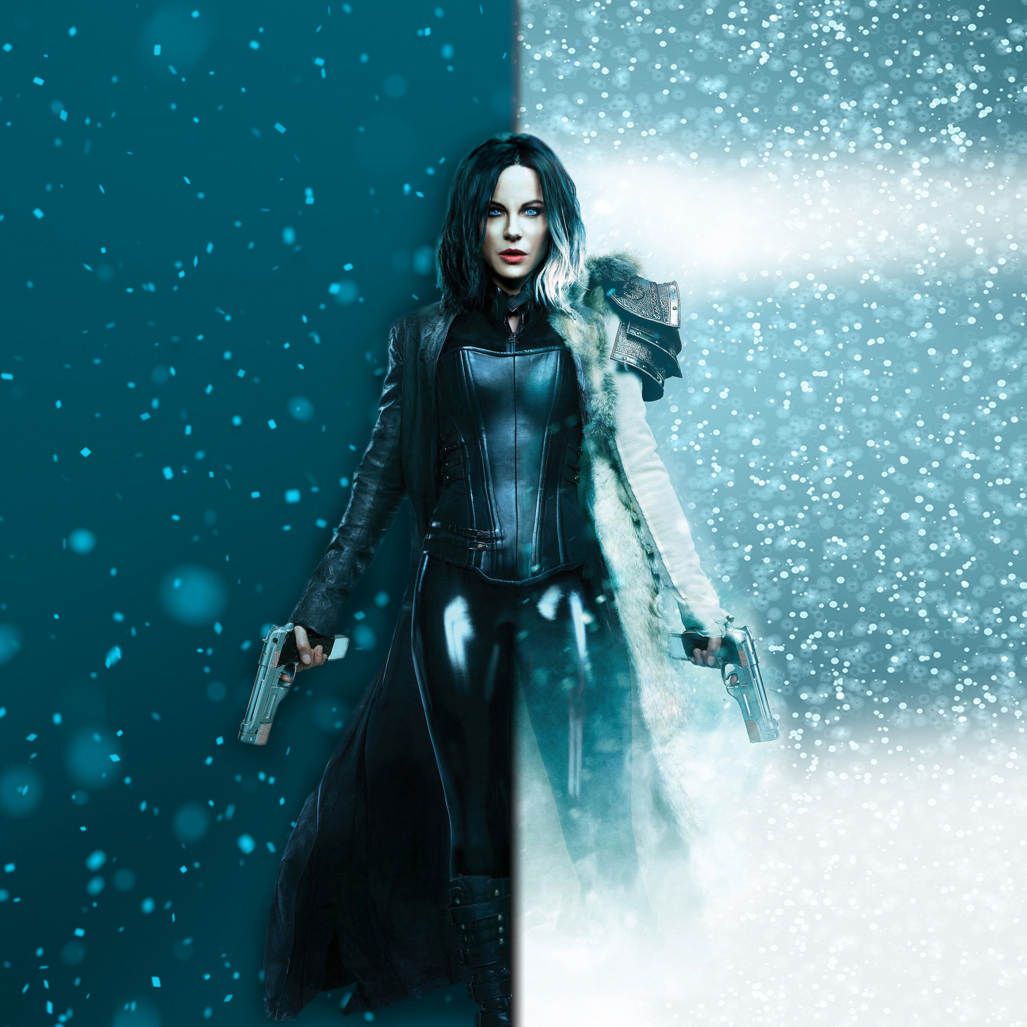 Cinema, Gun Pistol, Armor Weapon, Underworld Blood Wars, 2050x2050 HD Phone