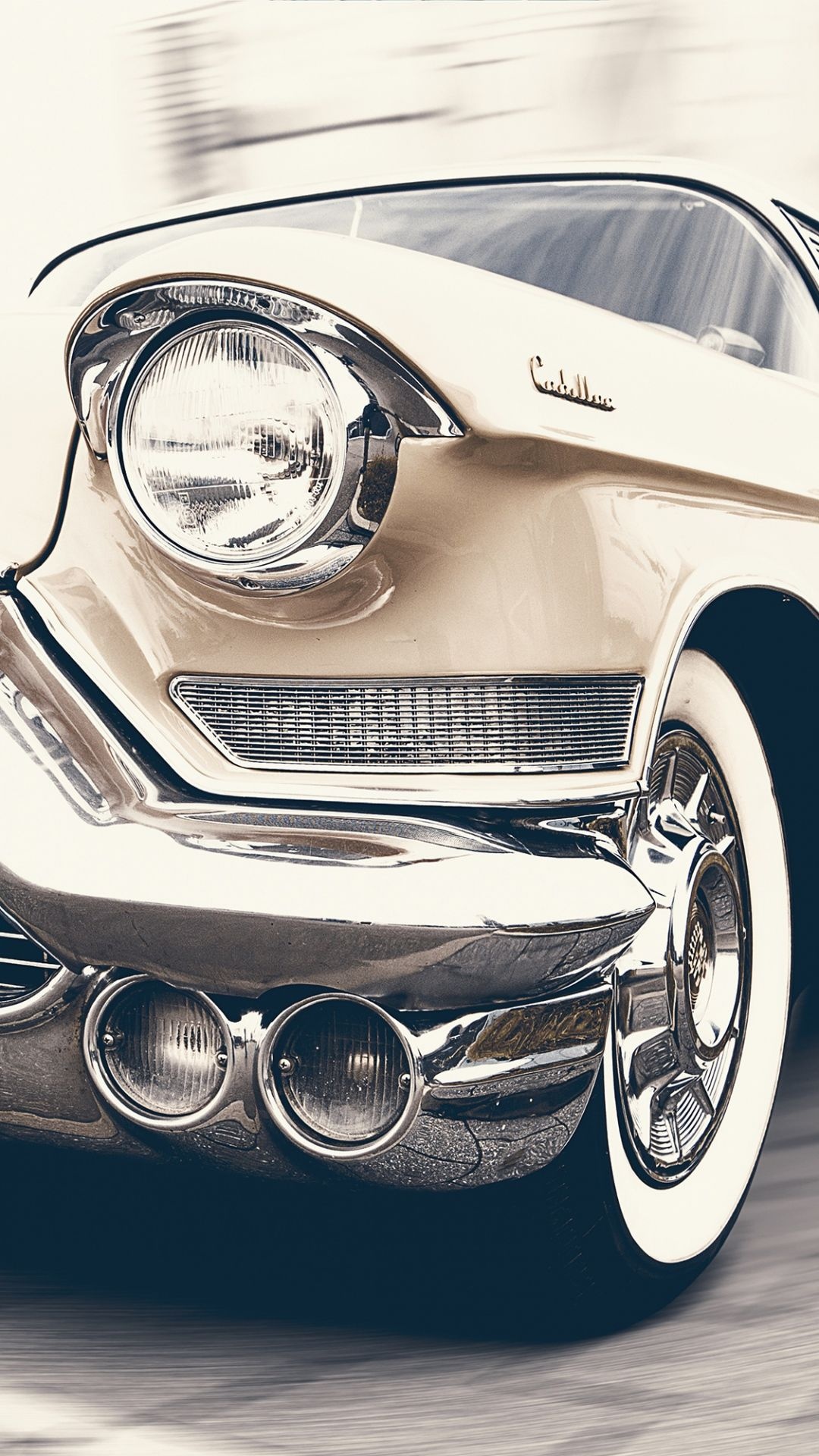 Cadillac Close-up, Vintage Cars Wallpaper, 1080x1920 Full HD Phone