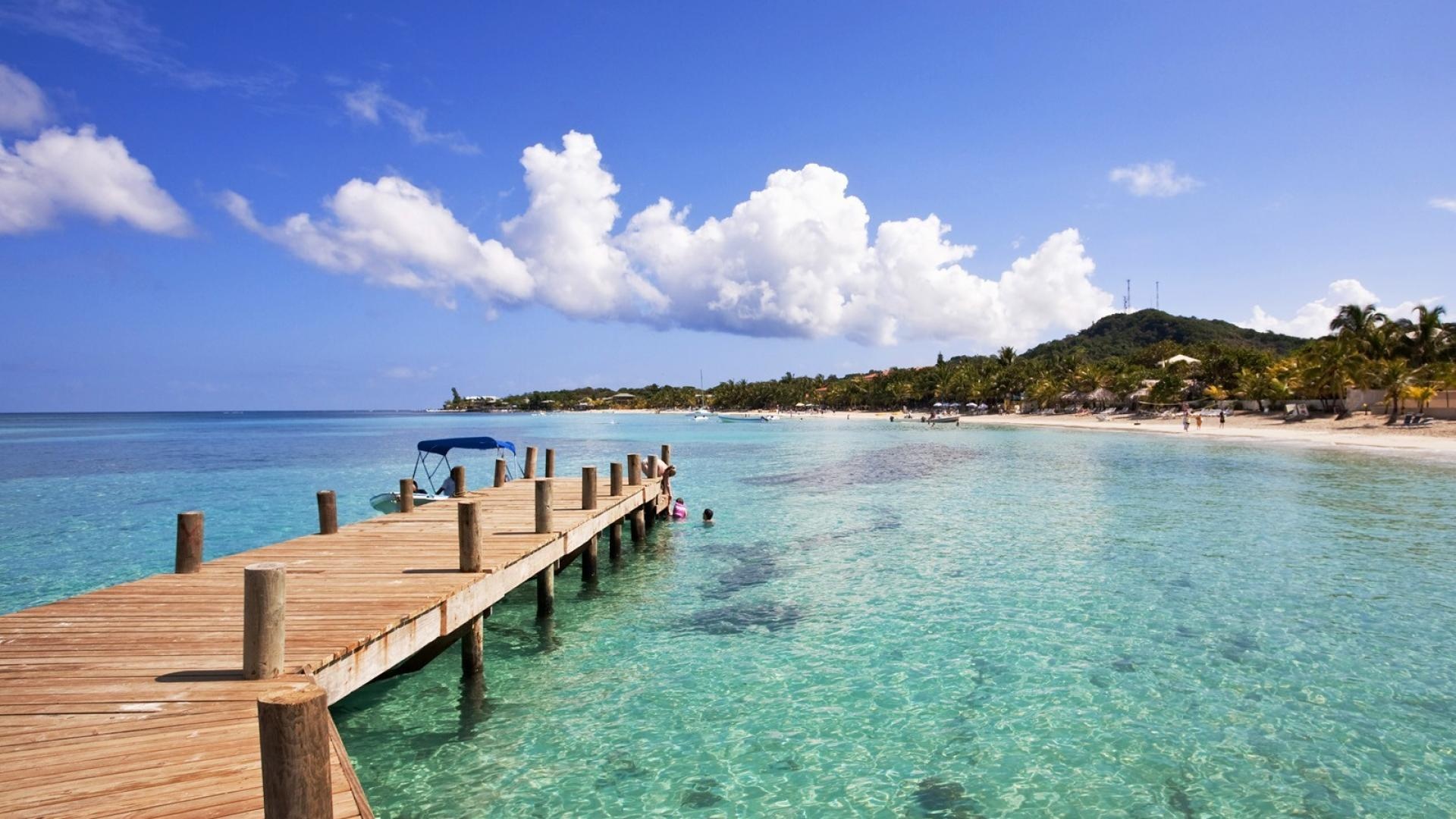 West Bay Beach, Honduras Wallpaper, 1920x1080 Full HD Desktop