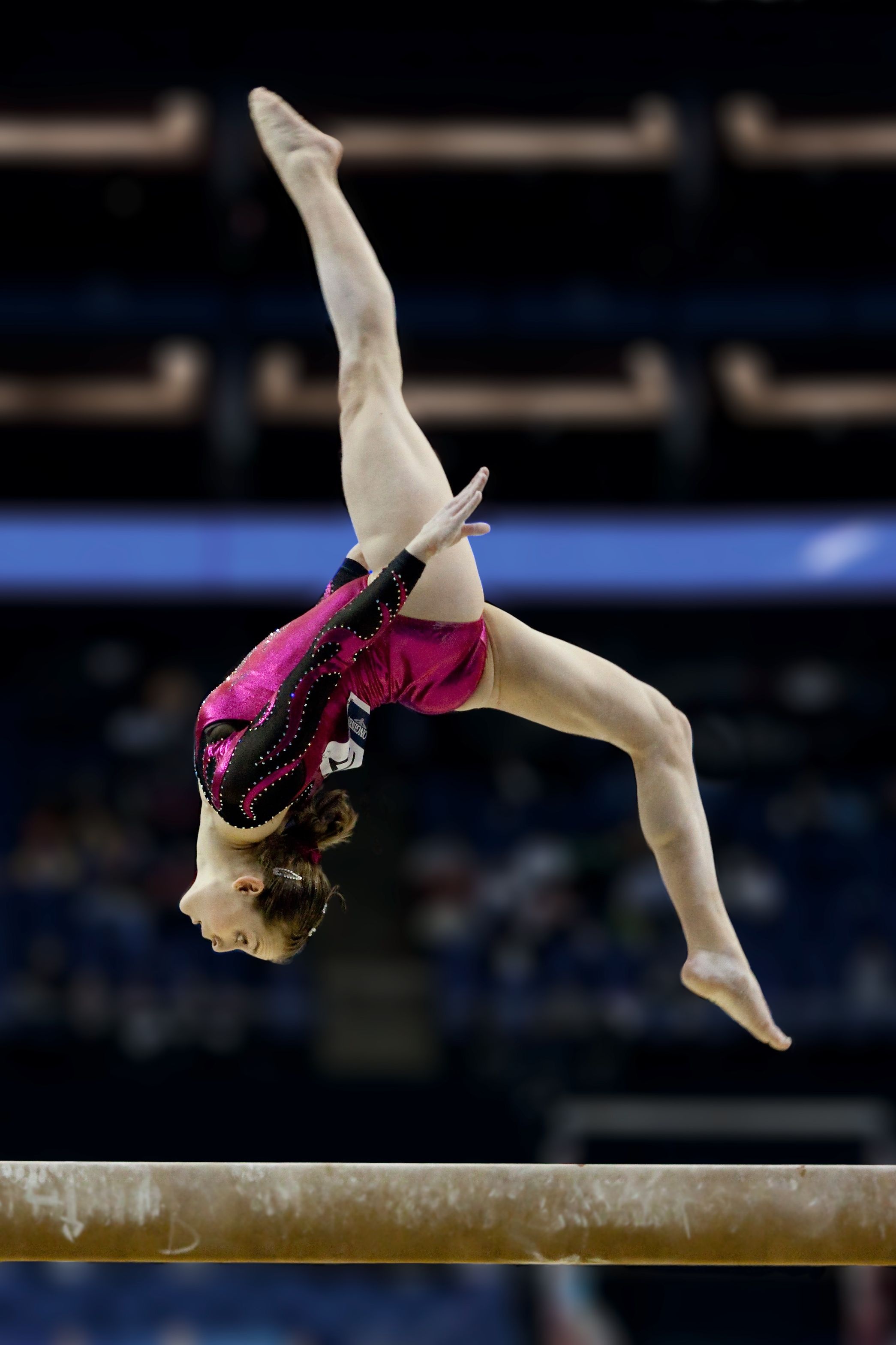 Backflip, Balance Beam Wallpaper, 2090x3140 HD Phone