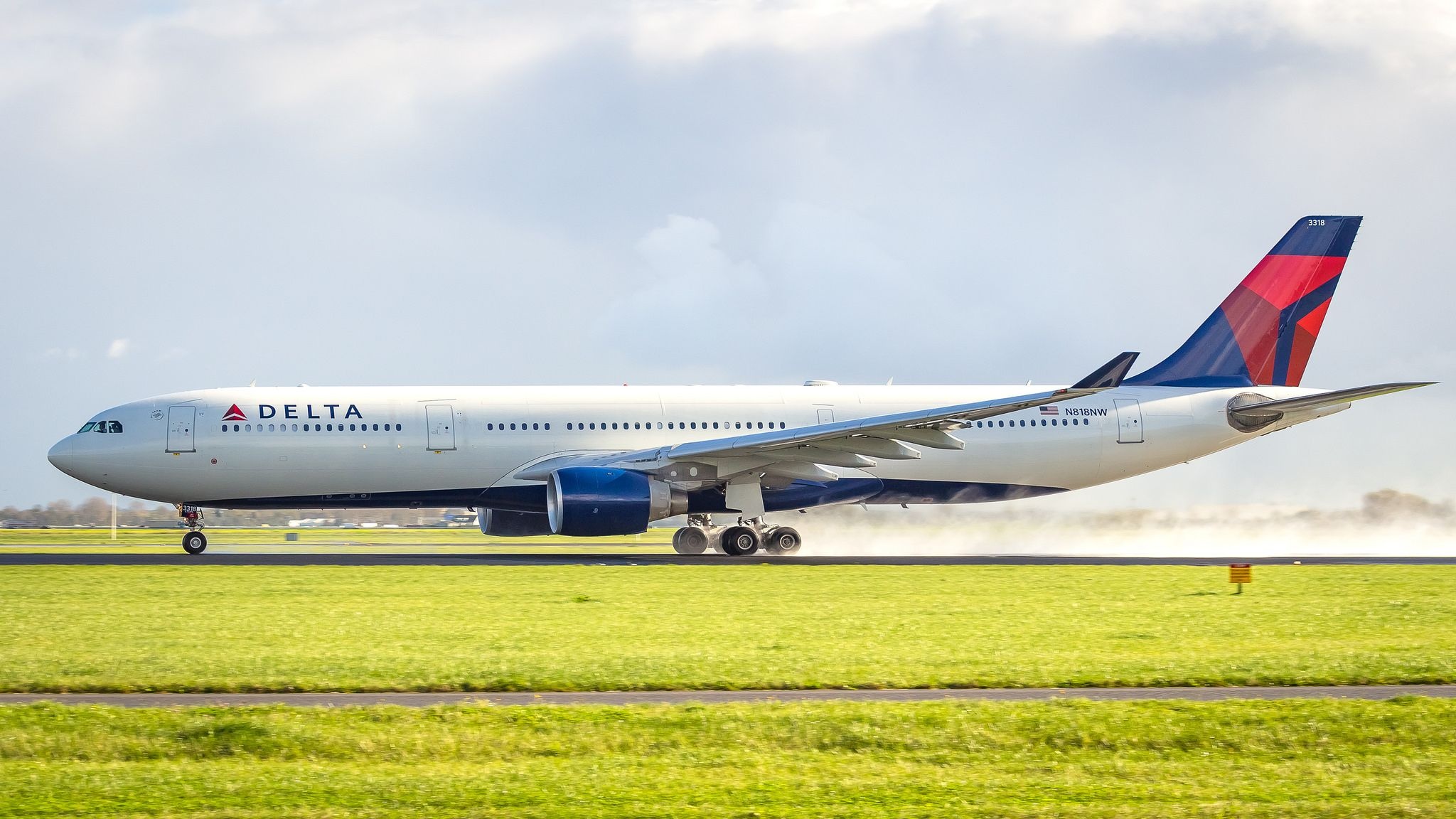 Delta Air Lines, Airbus A330-323, Delta Airlines, Delta fleet, 2050x1160 HD Desktop